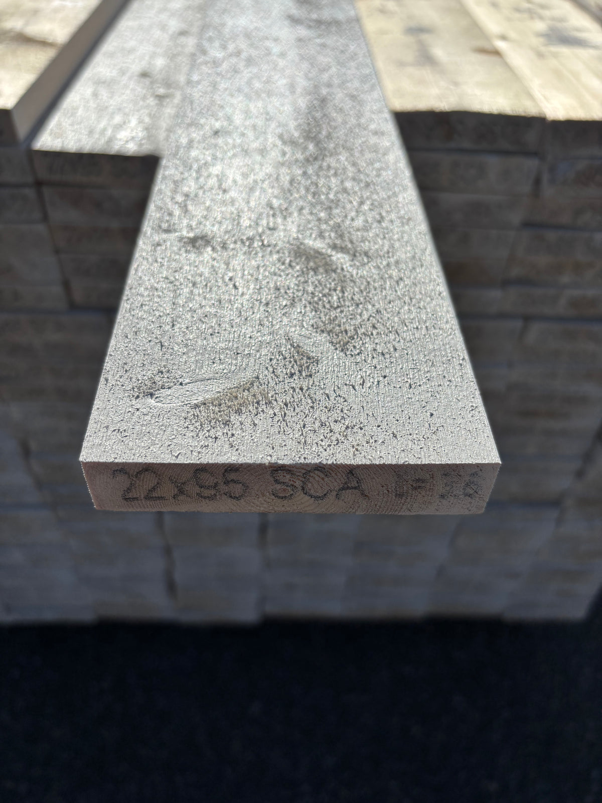 Paket Finsågade Brädor 22x95mm 3,60m 286st Vit Mellanstruken