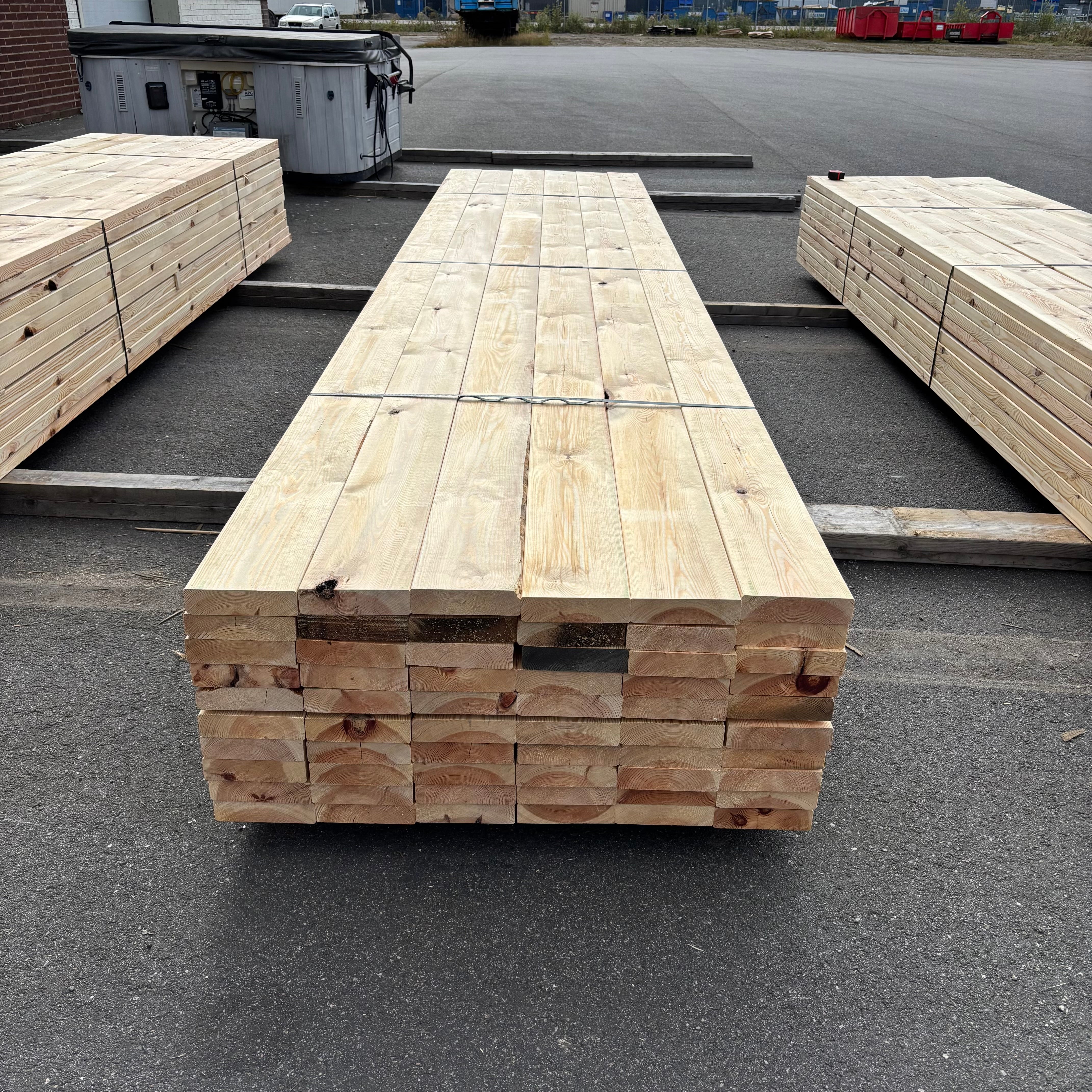 Paket Reglar 45x170mm – 60 st (4,80 m, furu)