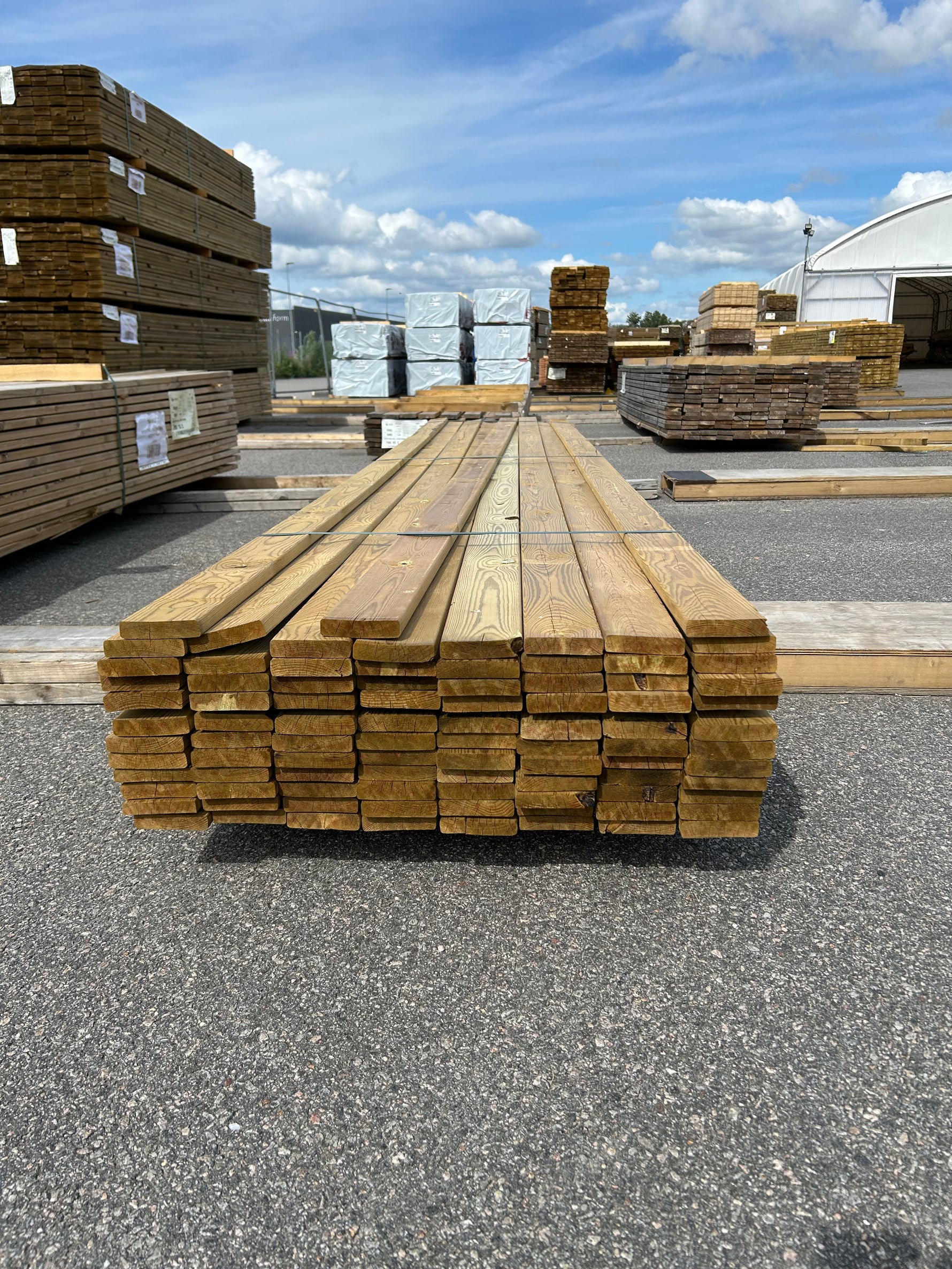 Paket Tryckimpregnerad Trall 22x95mm 91st 4.20m- Andra sortering