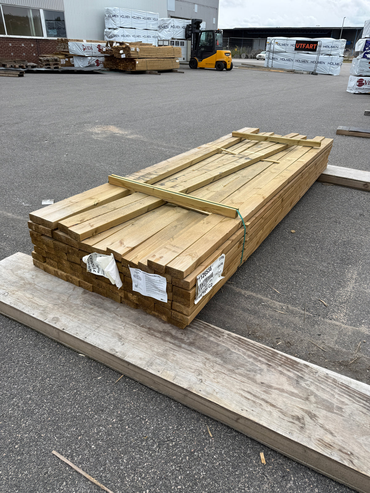 Parti Tryckimpregnerade Reglar 45x95mm 3.30m 72st- Furu C24