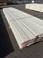 Paket Ytterpanel Dubbelfas 22×145 mm 4,50 m – Vit Grundmålad, 63 st