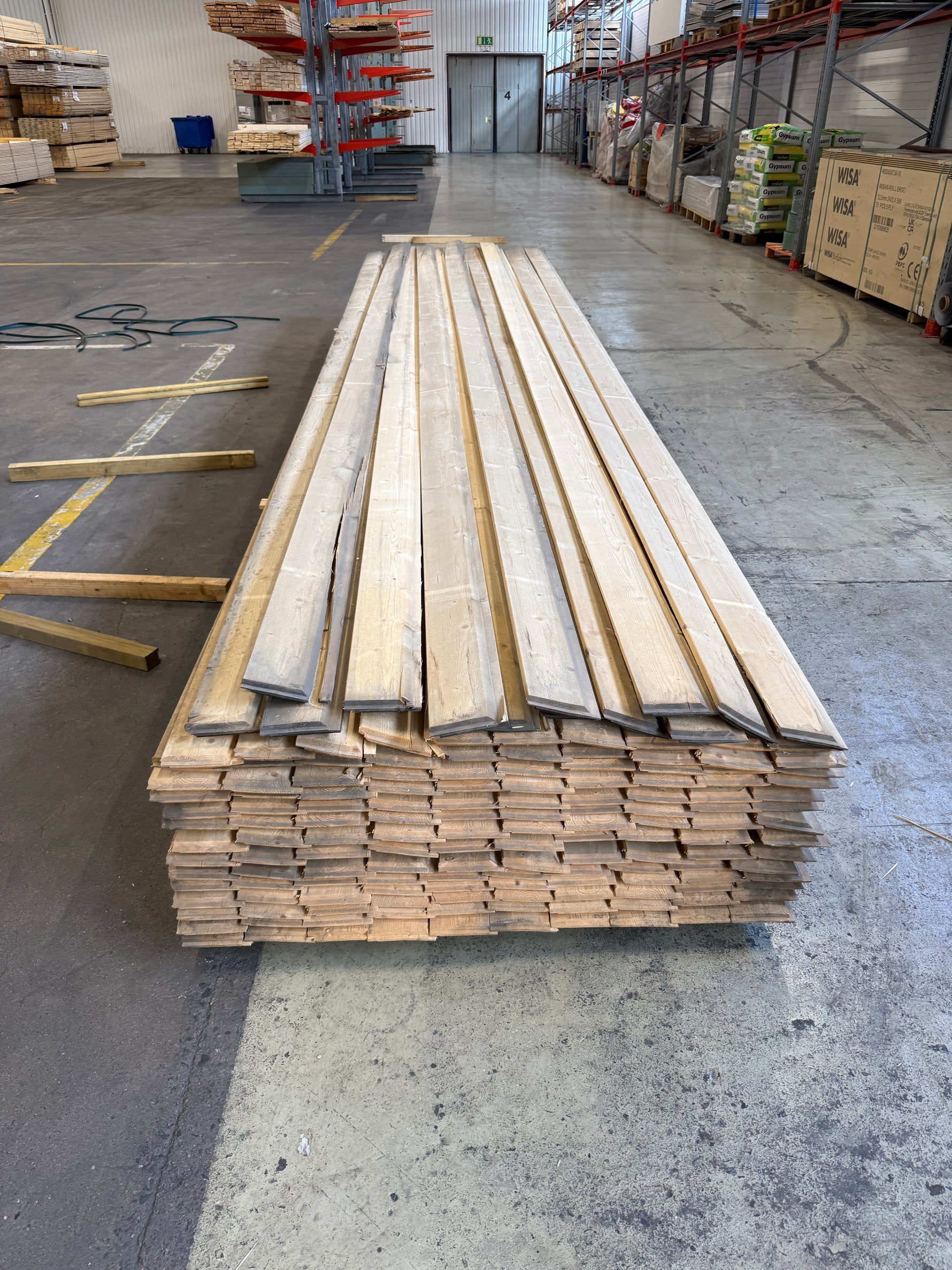 Paket Enkelfasspont 22x120mm 5.40m 153st- Obehandlade Väderbitet