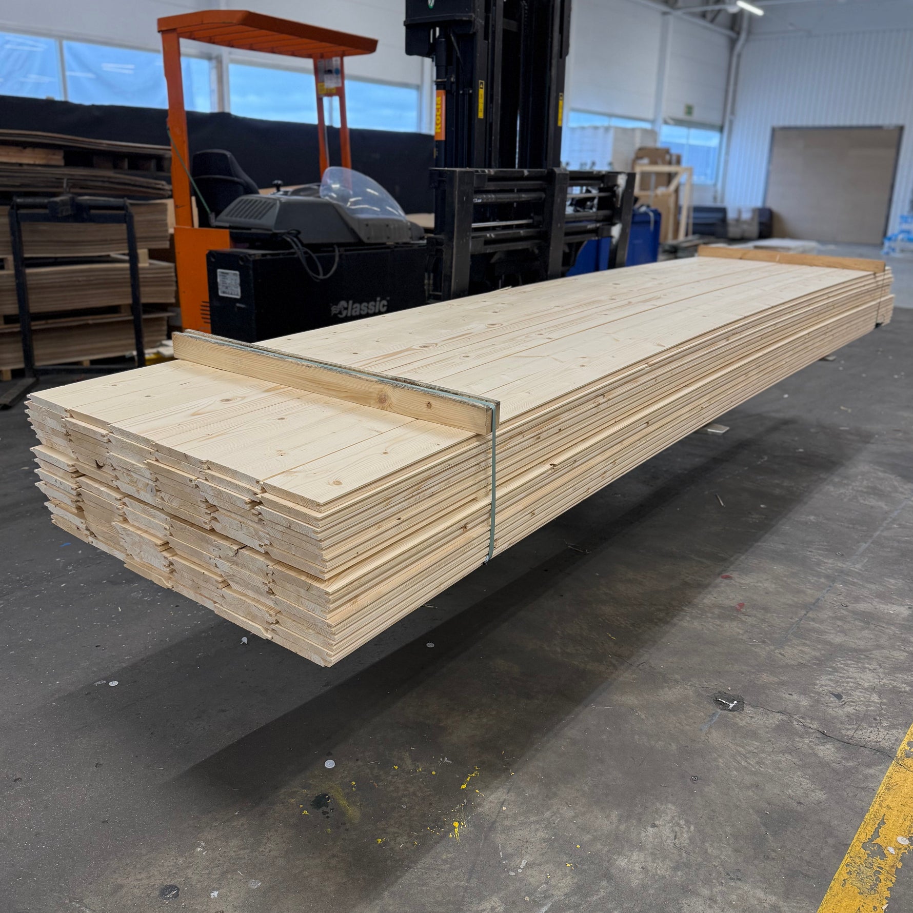 Paket Spontpanel 21x170mm 4.80m 90st (Obehandlad) - Spirec
