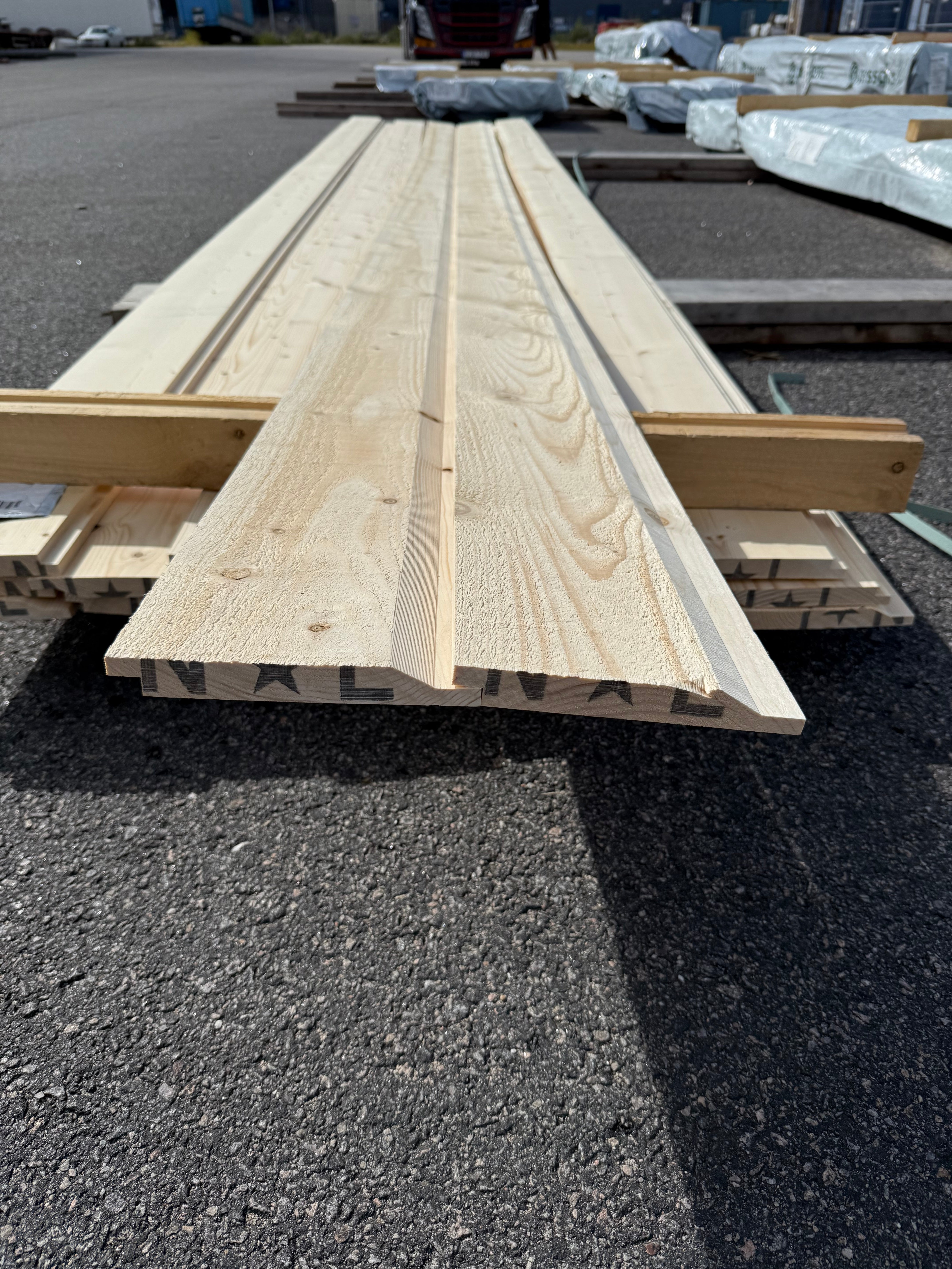 Paket Norgepanel 21x170mm 5.10m 14st