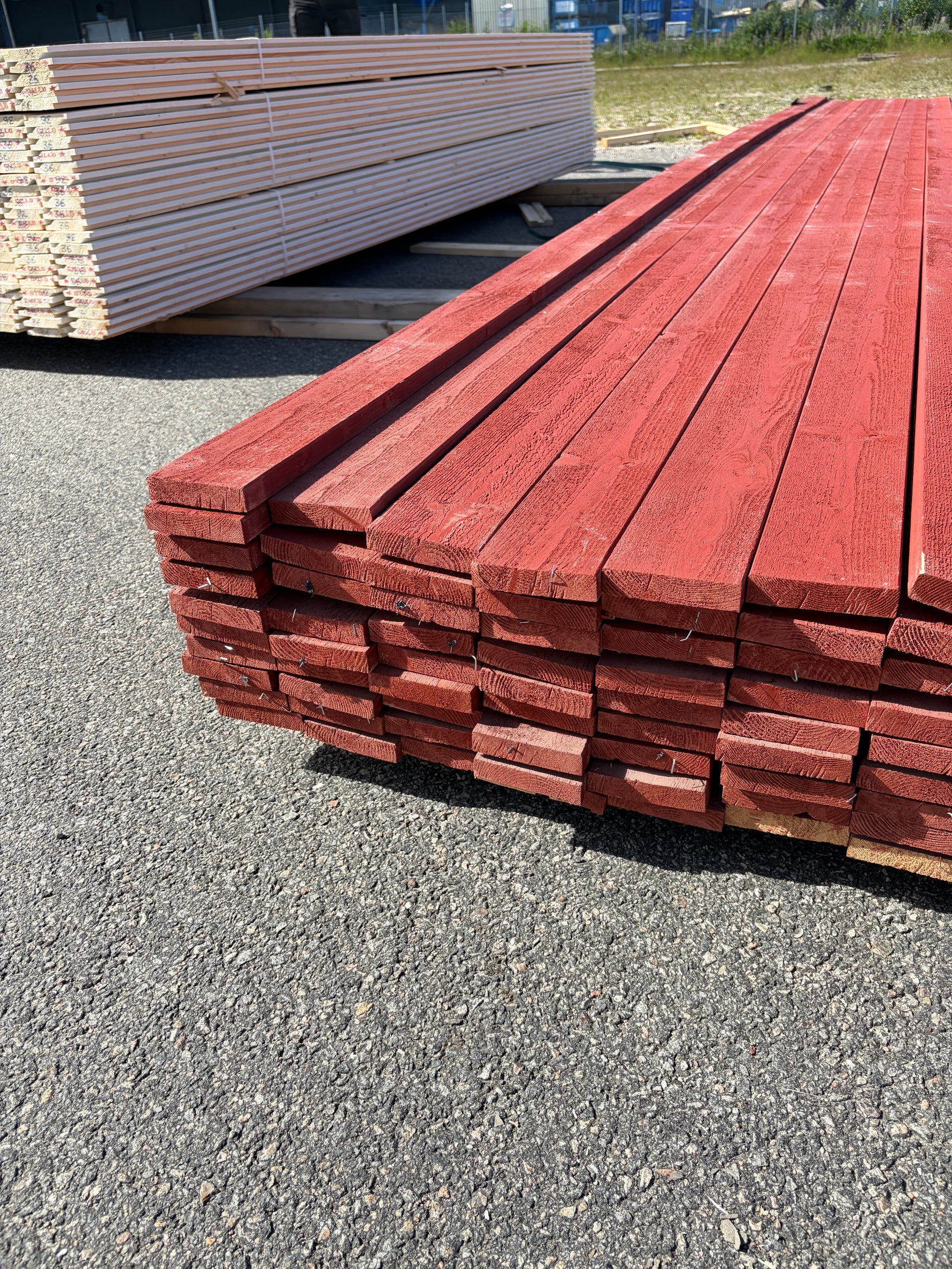 Paket Finsågade Brädor 22x95mm, 110st 5.40m Mellanstruken