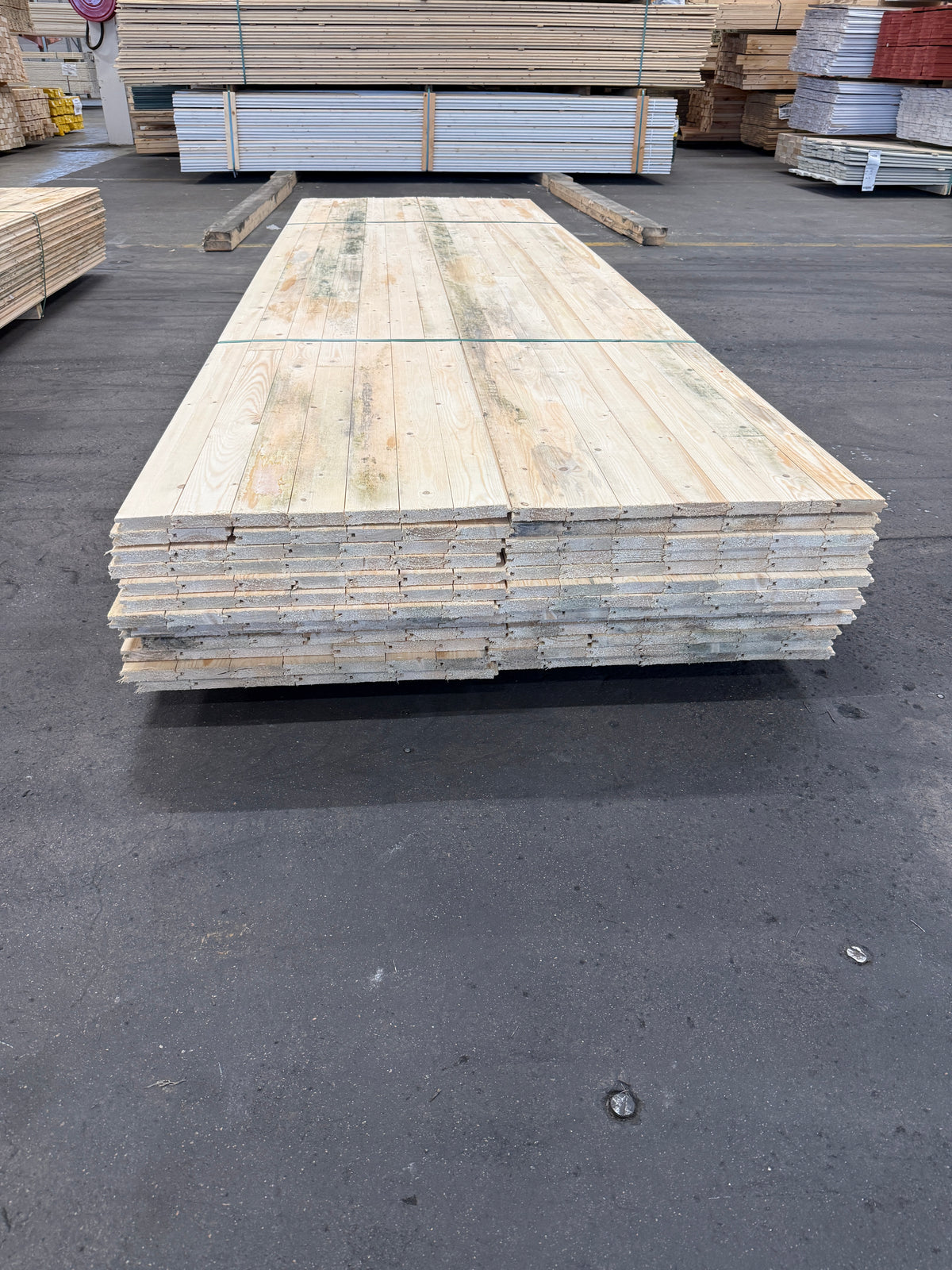Paket Råspontluckor 20x540x3600mm 26st (Fuktskadade)