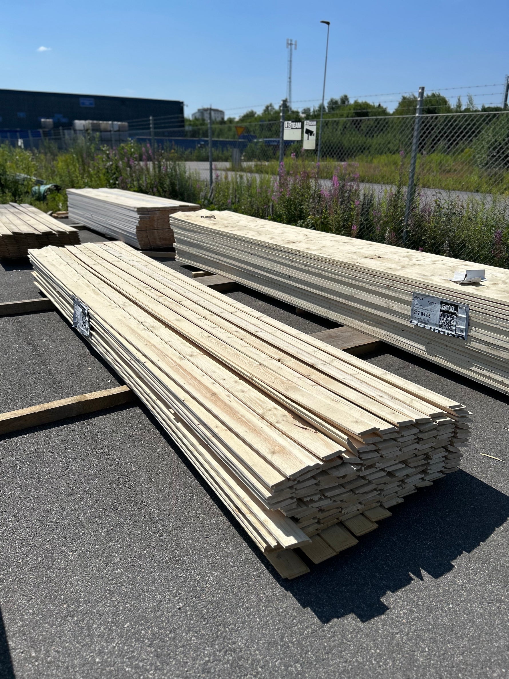 Paket Ytterpanel Enkelfas 22x120mm 4,80m 130st B-kvalitet