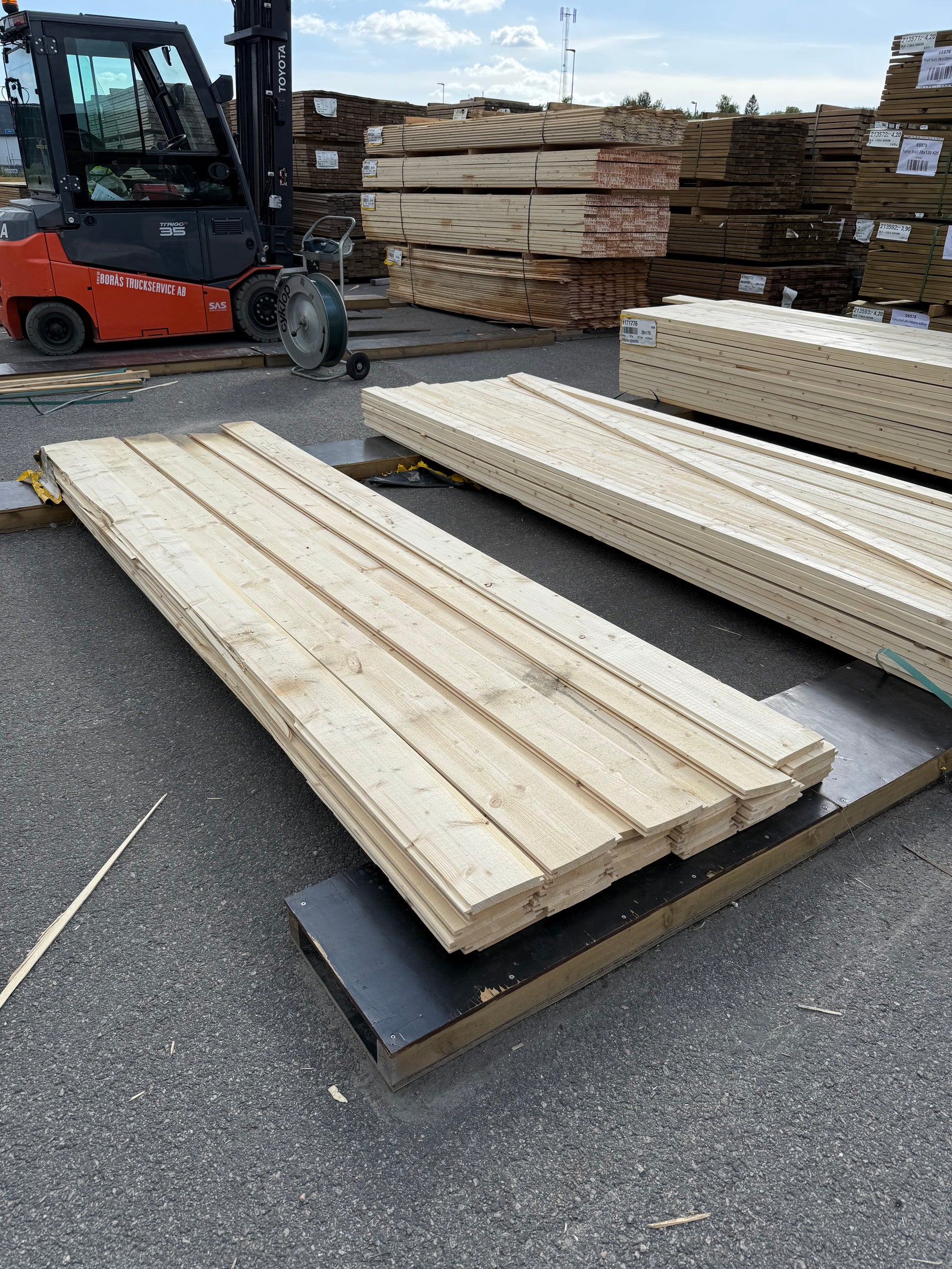 Paket Ytterpanel Spårpanel 22x170mm, 34st 3,30m (Revor)