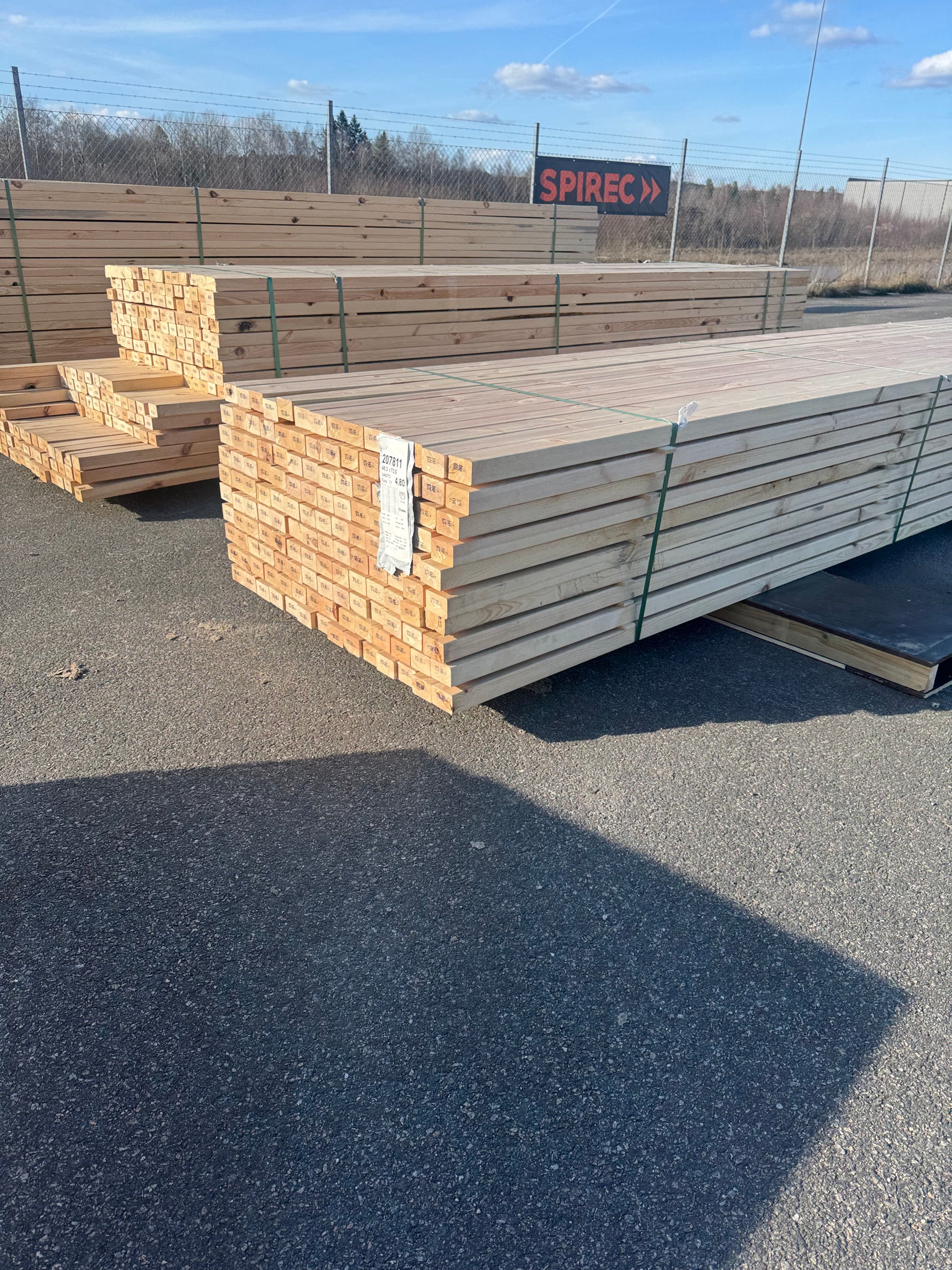Paket Reglar 48x73 mm – 140 st (4,80 m, furu)
