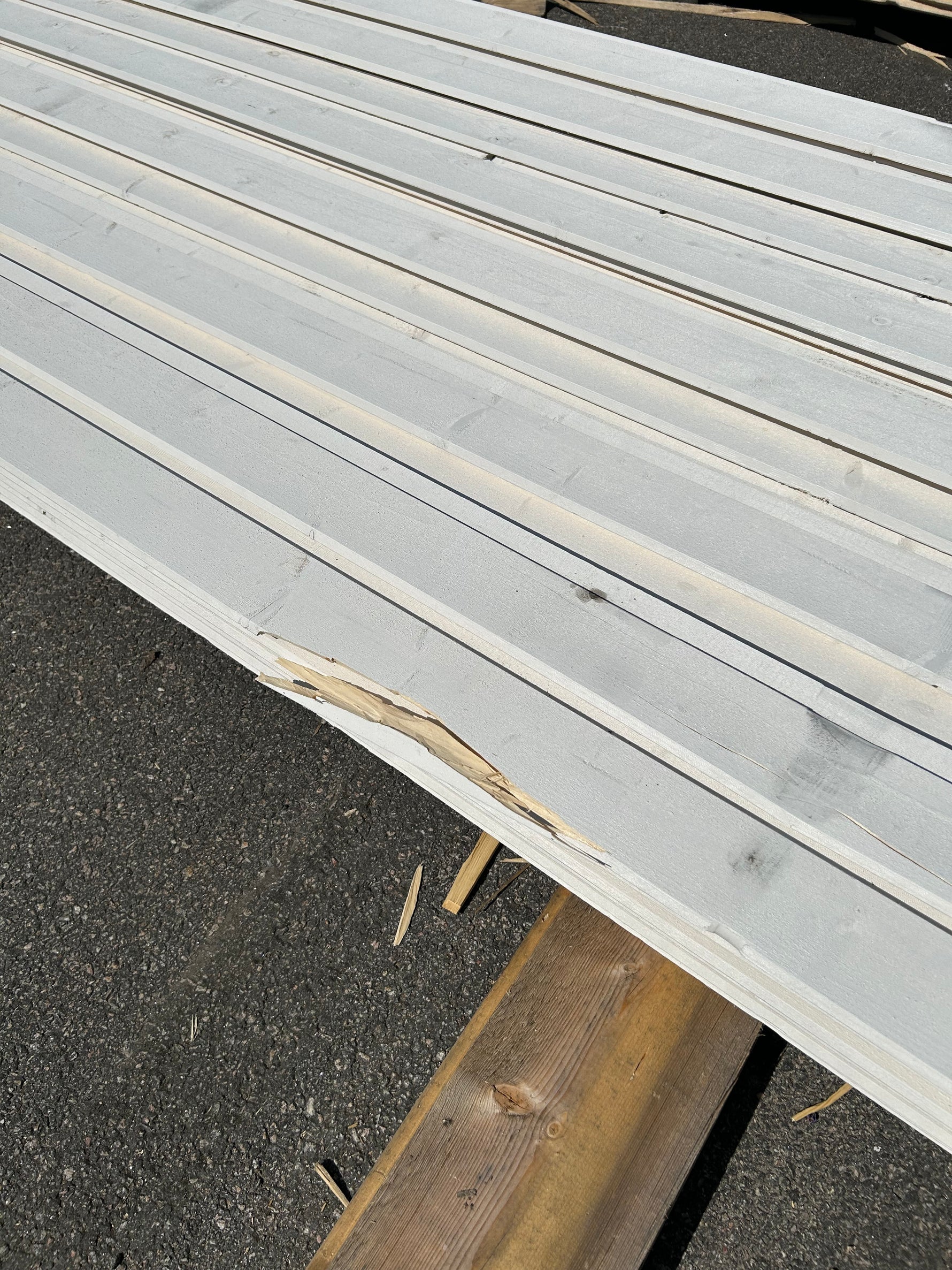 Paket Ytterpanel Dubbelfasspont 22x120mm 4.20m 92st- Obehandlade