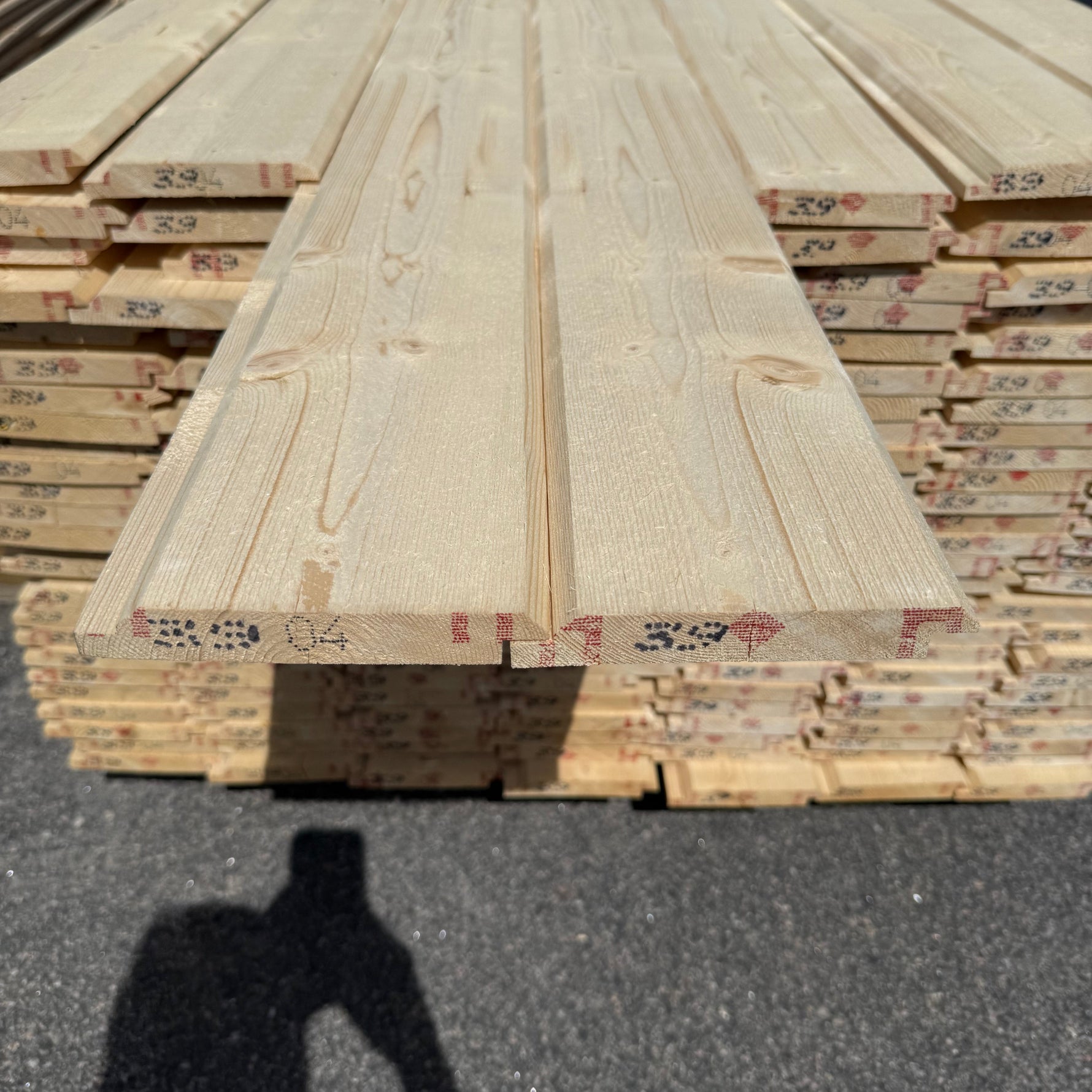 Paket Ytterpanel Dubbelfas Halvspont 22x145mm, 175st 3,90m