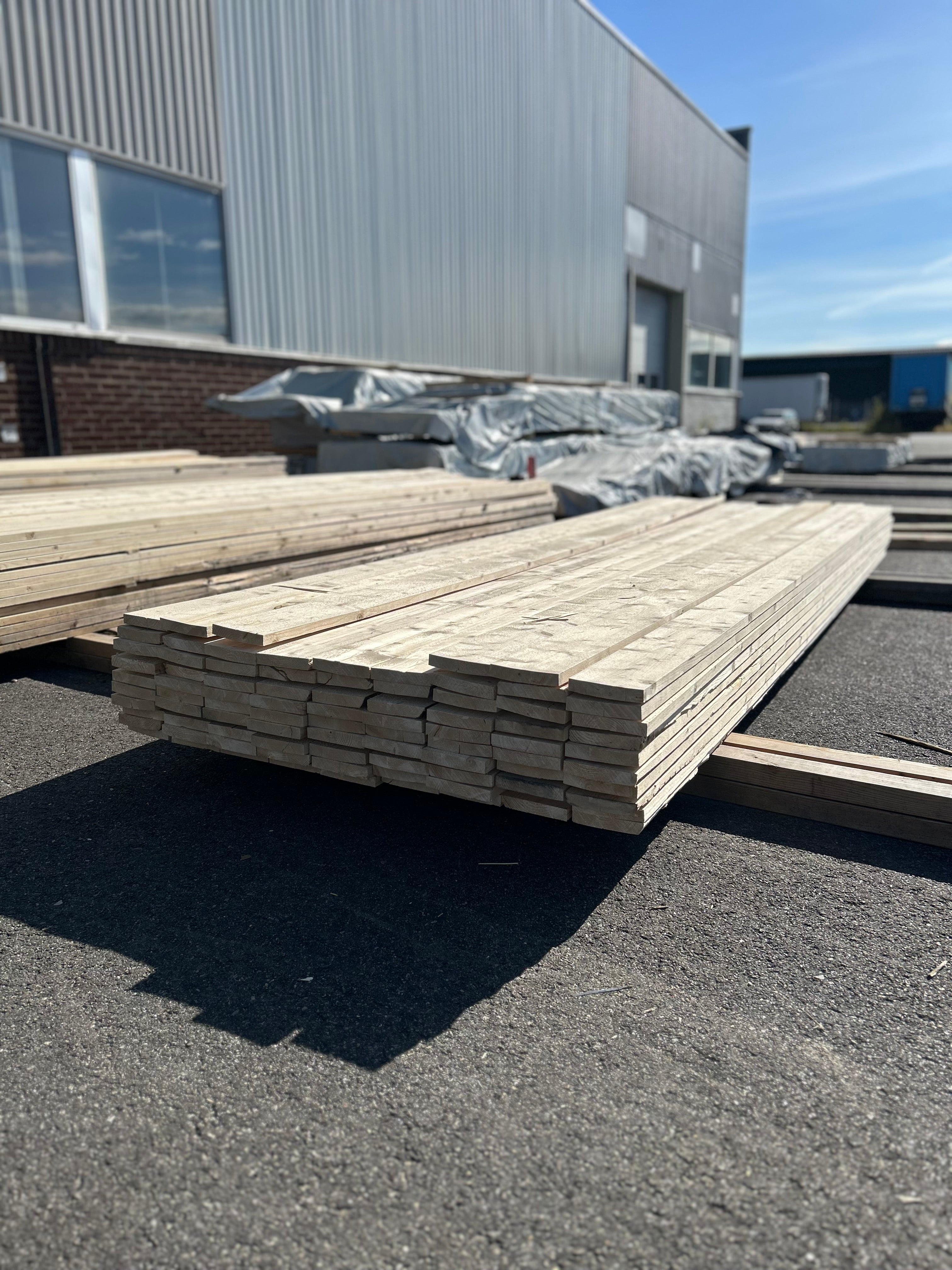 Paket Finsågad Panel 22x120mm 87st 3.60m – Andra sortering