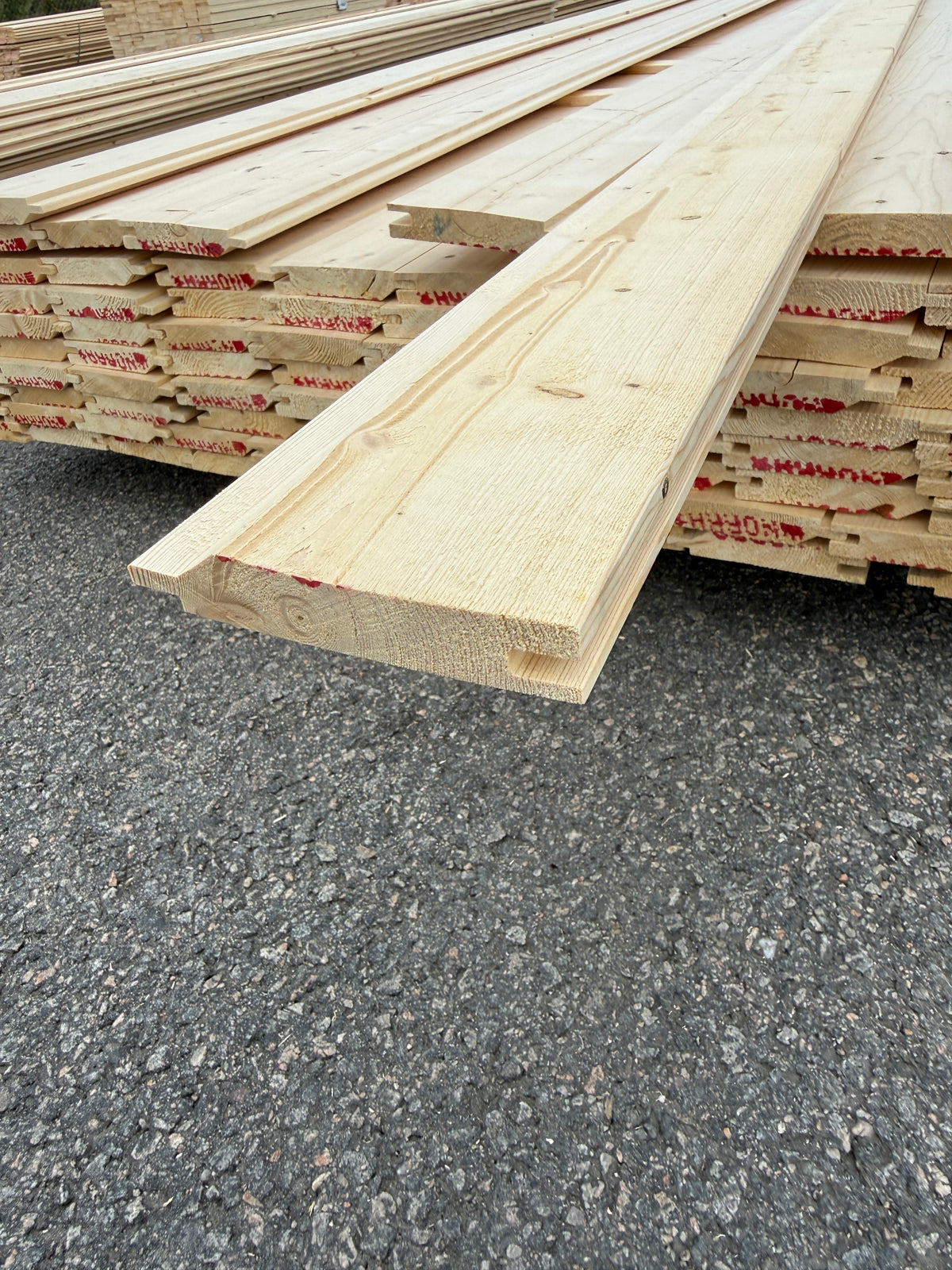 Paket Enkelfasspont 22x120mm, 82st 3,60m- Obehandlad
