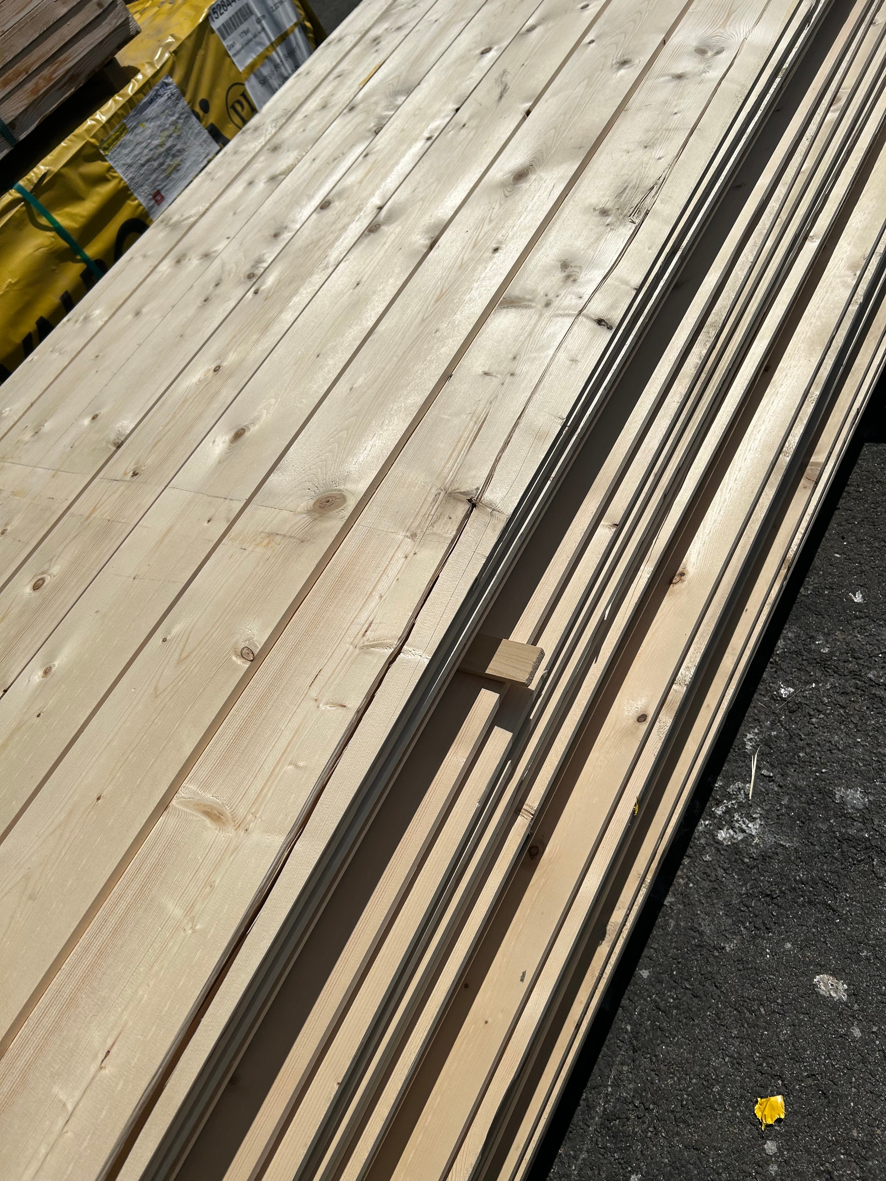 Paket Ytterpanel 22x145 175st 3.60m obehandlad