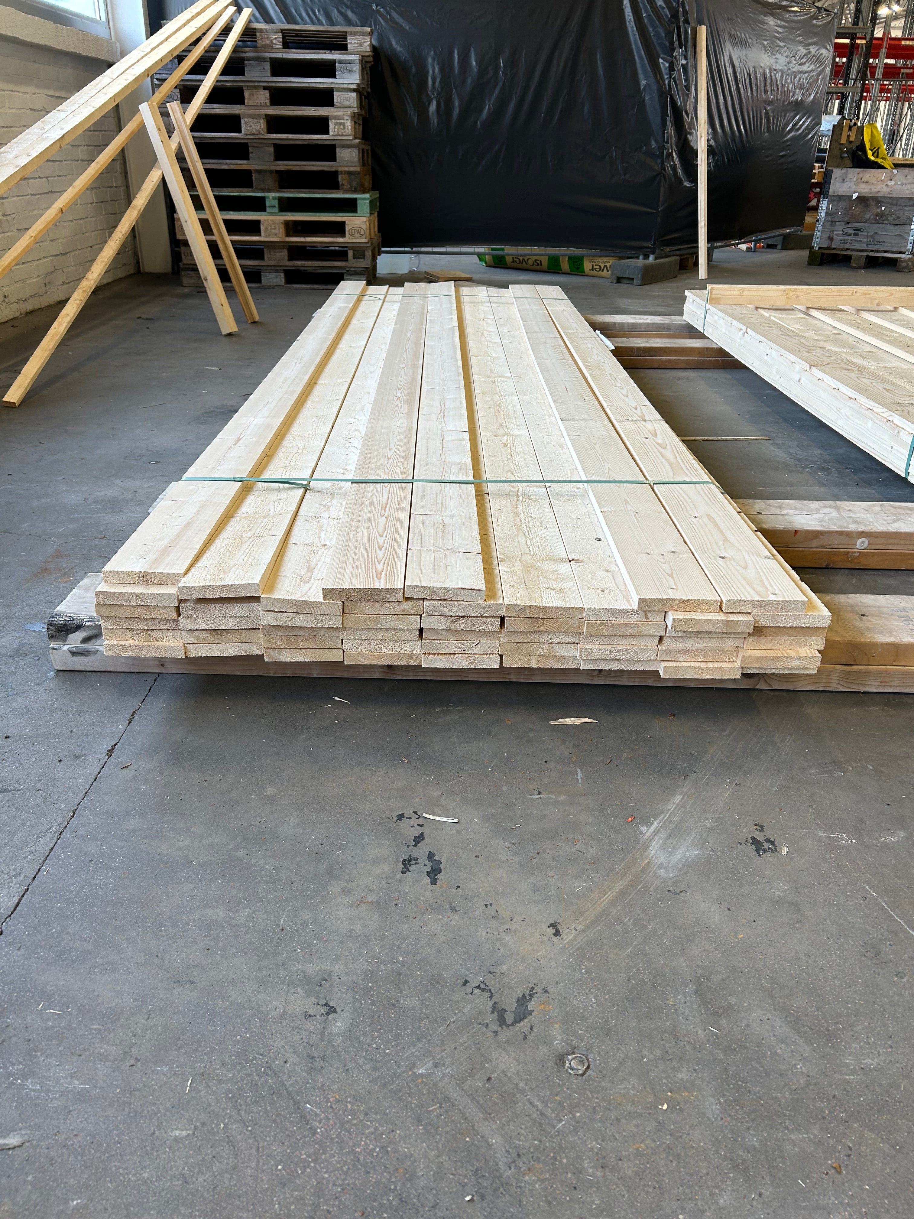 Paket finsågade brädor 22x120 3.6m 50st