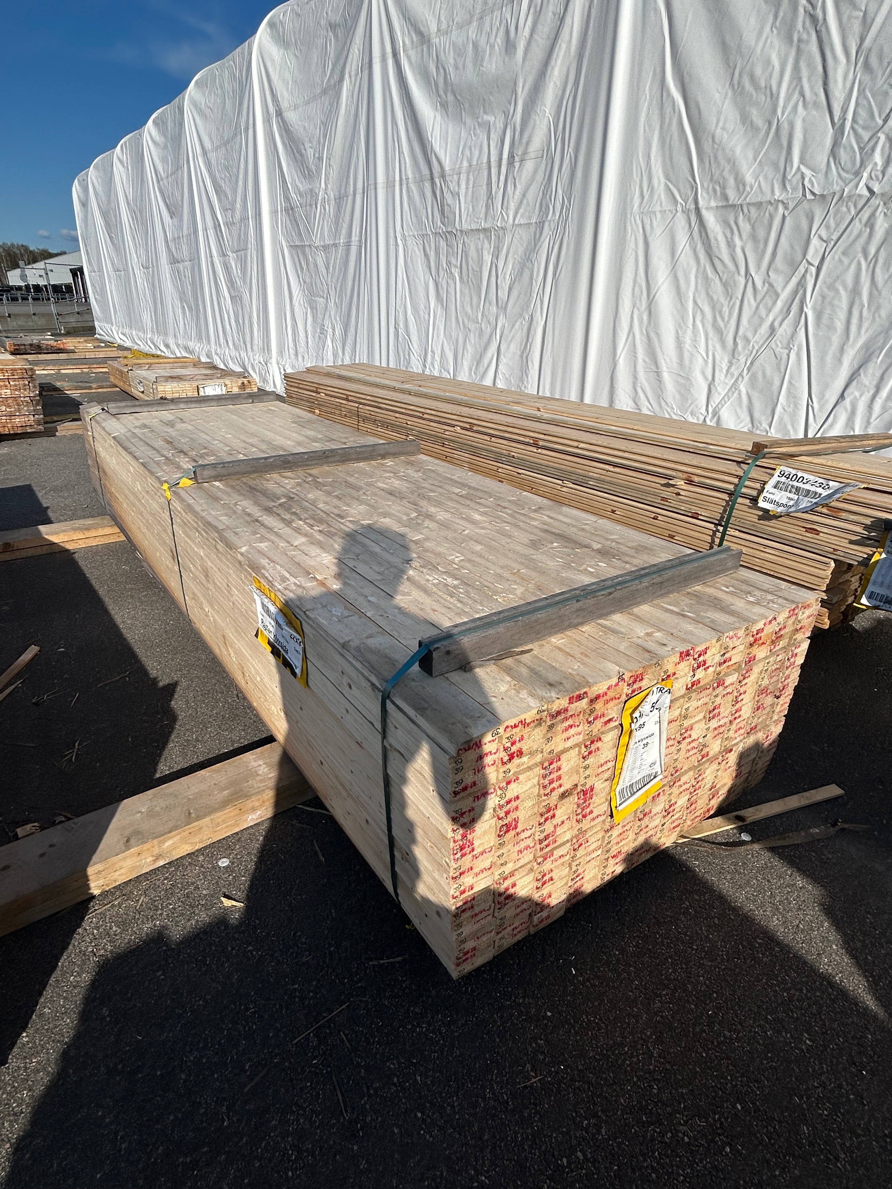 Paket Råplan 22x95mm 3.90m 275st