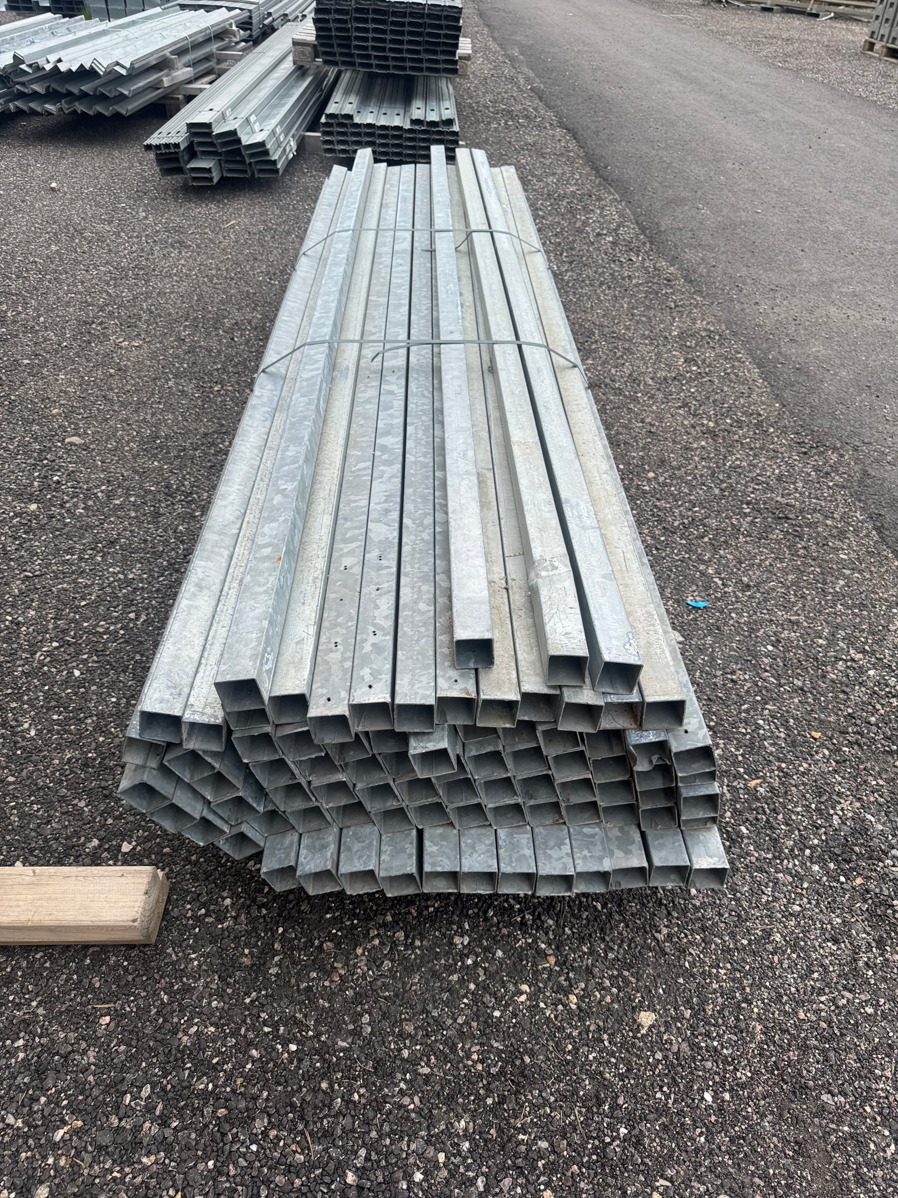 Pall Stängselstolpar – Galvad 50x50mm, 82st 2,76m