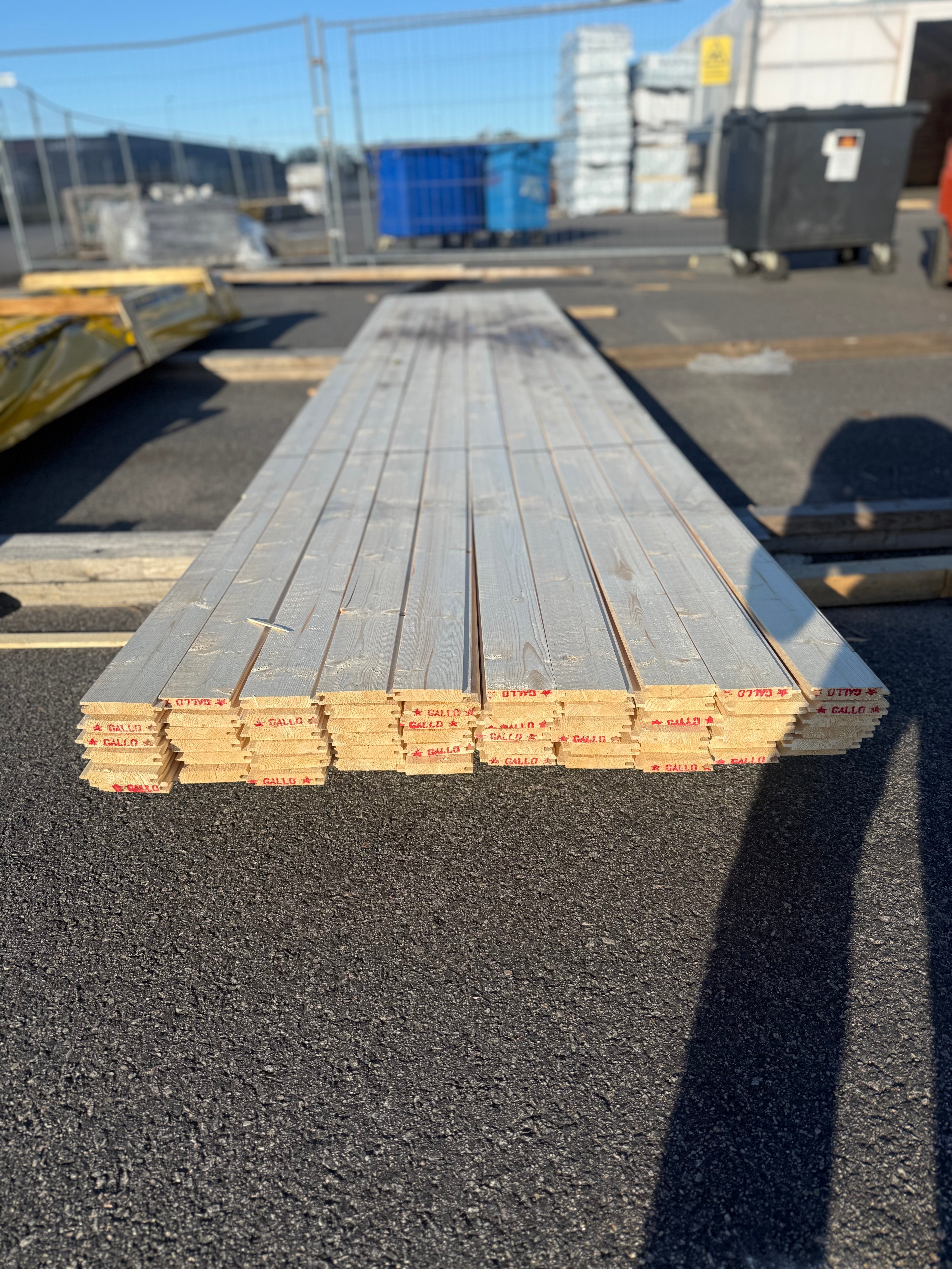 Paket Dubbelfasspont 17x95 – 60 st (4,50 m, gran)