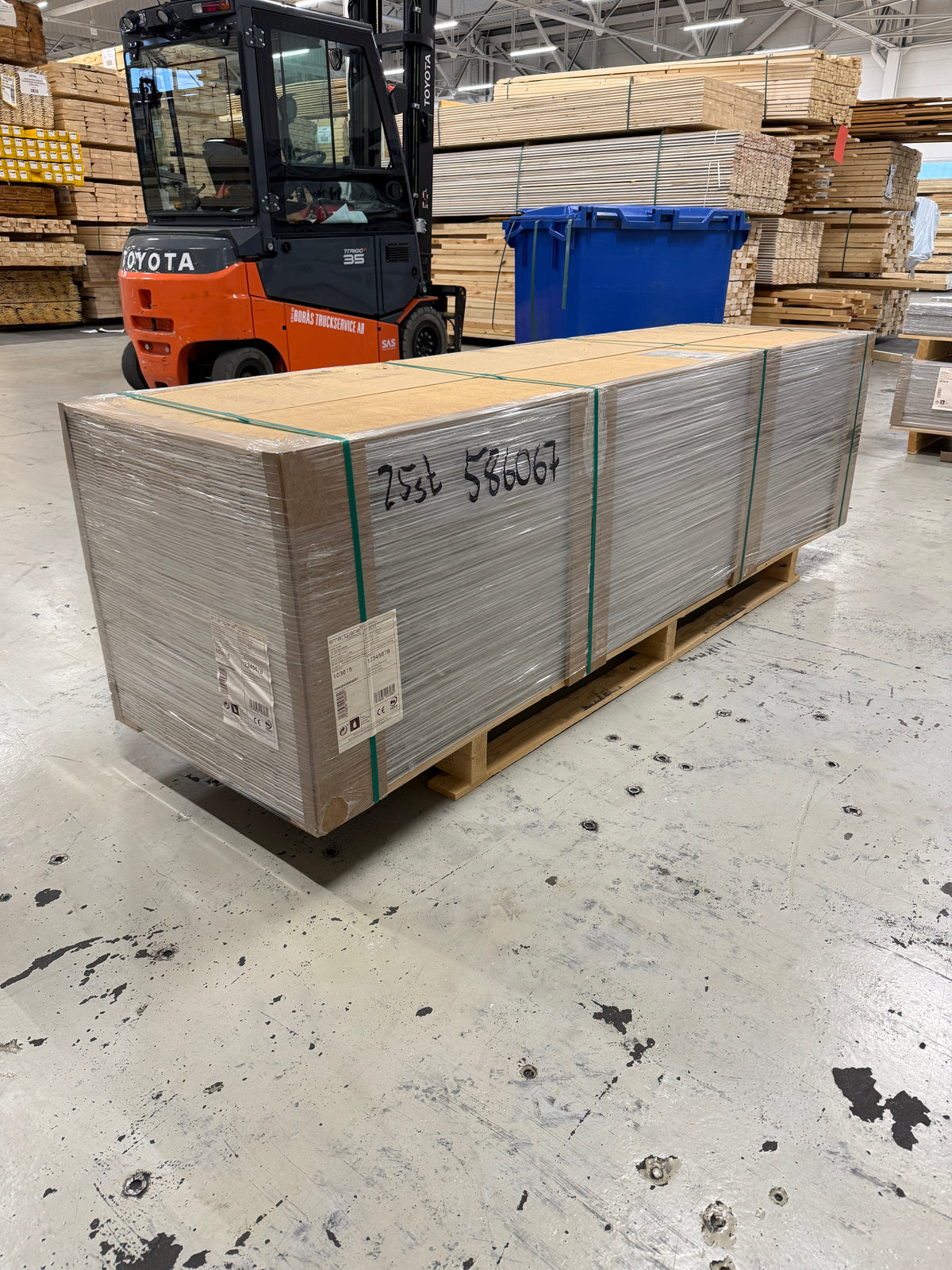 Parti Smartpanel Dekorplate Skygge Vit – 100st skivor, 148,18 m²