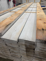 Paket Finsågad Panel 28x145mm- 4.20m, 129st vit/ljusgrå - Spirec