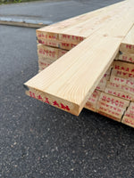 Paket Obehandlad Trall 36x148mm Furu 3,30–3,60m – 84st (Andra sortering)