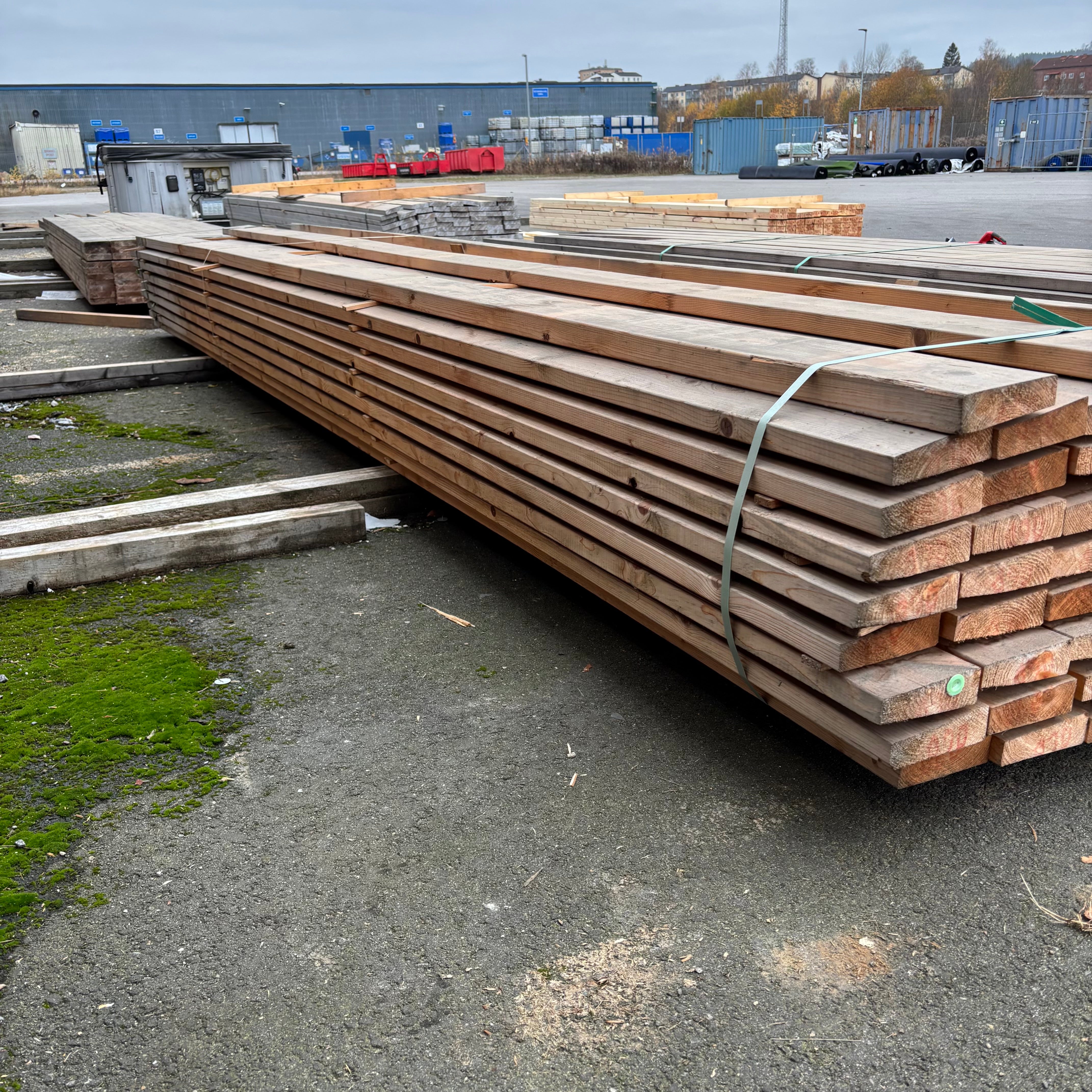 Paket Reglar 45x145mm – 59 st (5,40 m, Hyvlade, Fallande tjocklek)