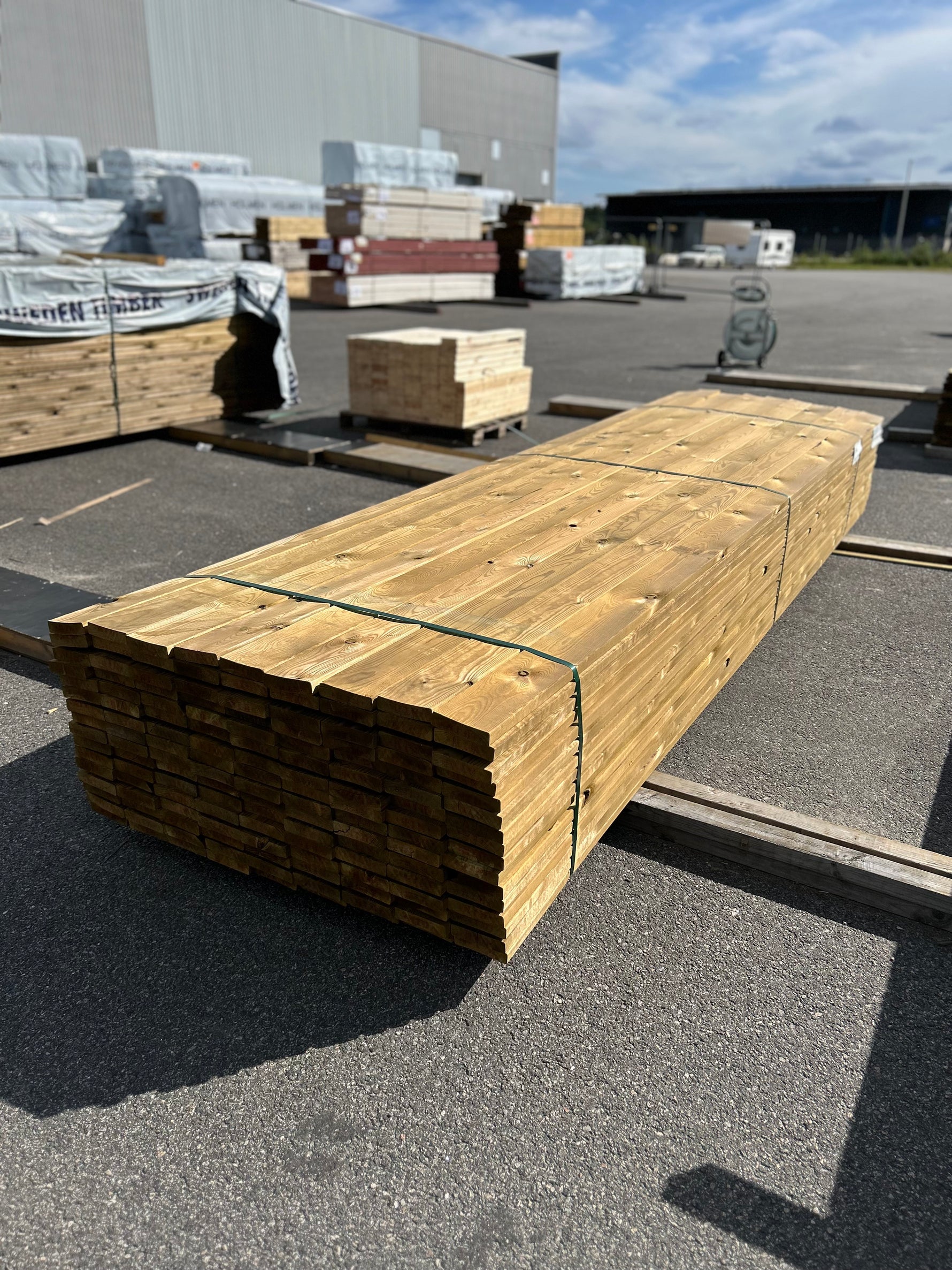 Paket Trall Furu 28x120mm 4,20m 144st Impregnerad B-kvalitet