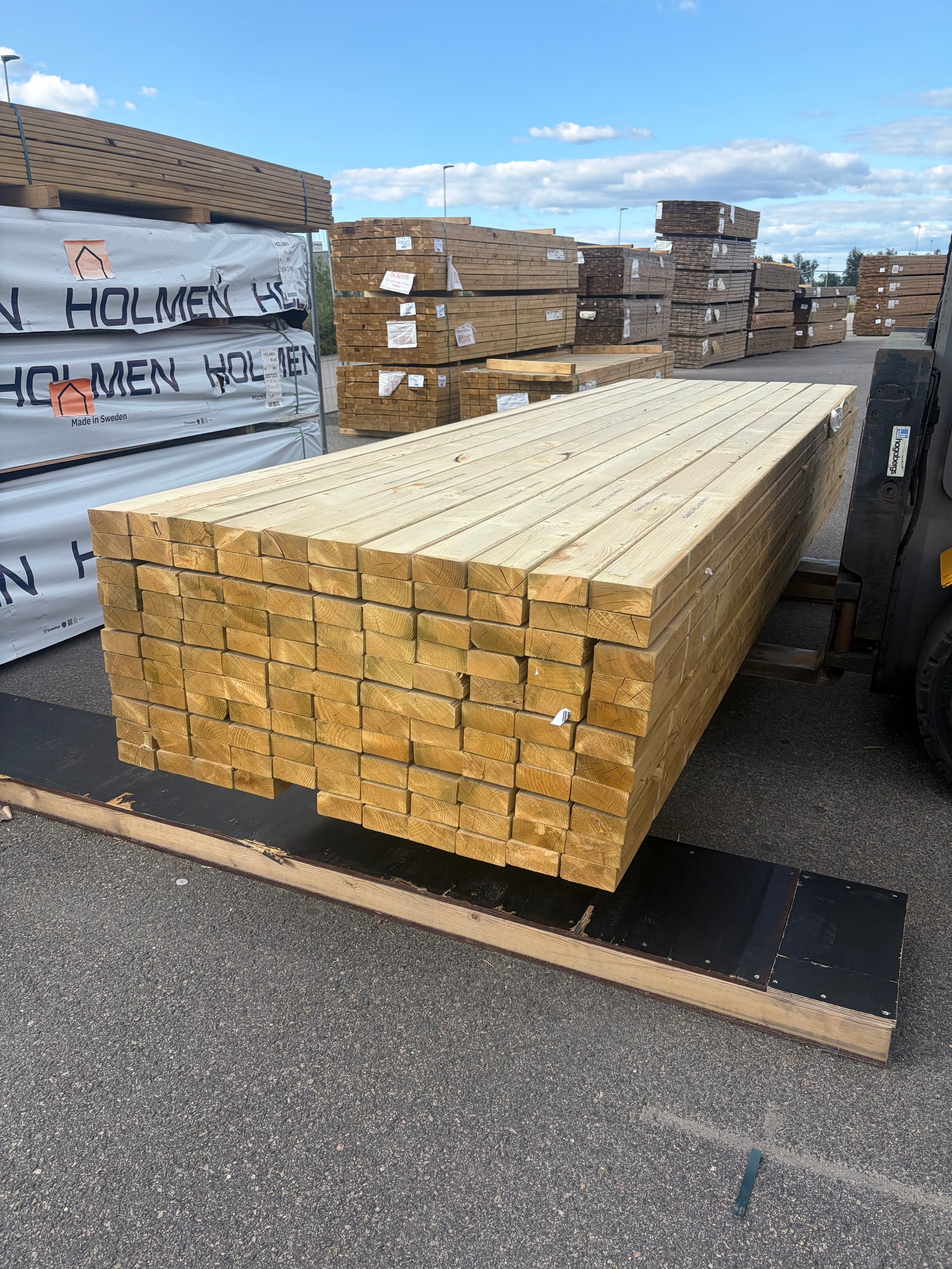 Regel 45×95 mm tryckimpregnerad C16 Gran – 3,60 m