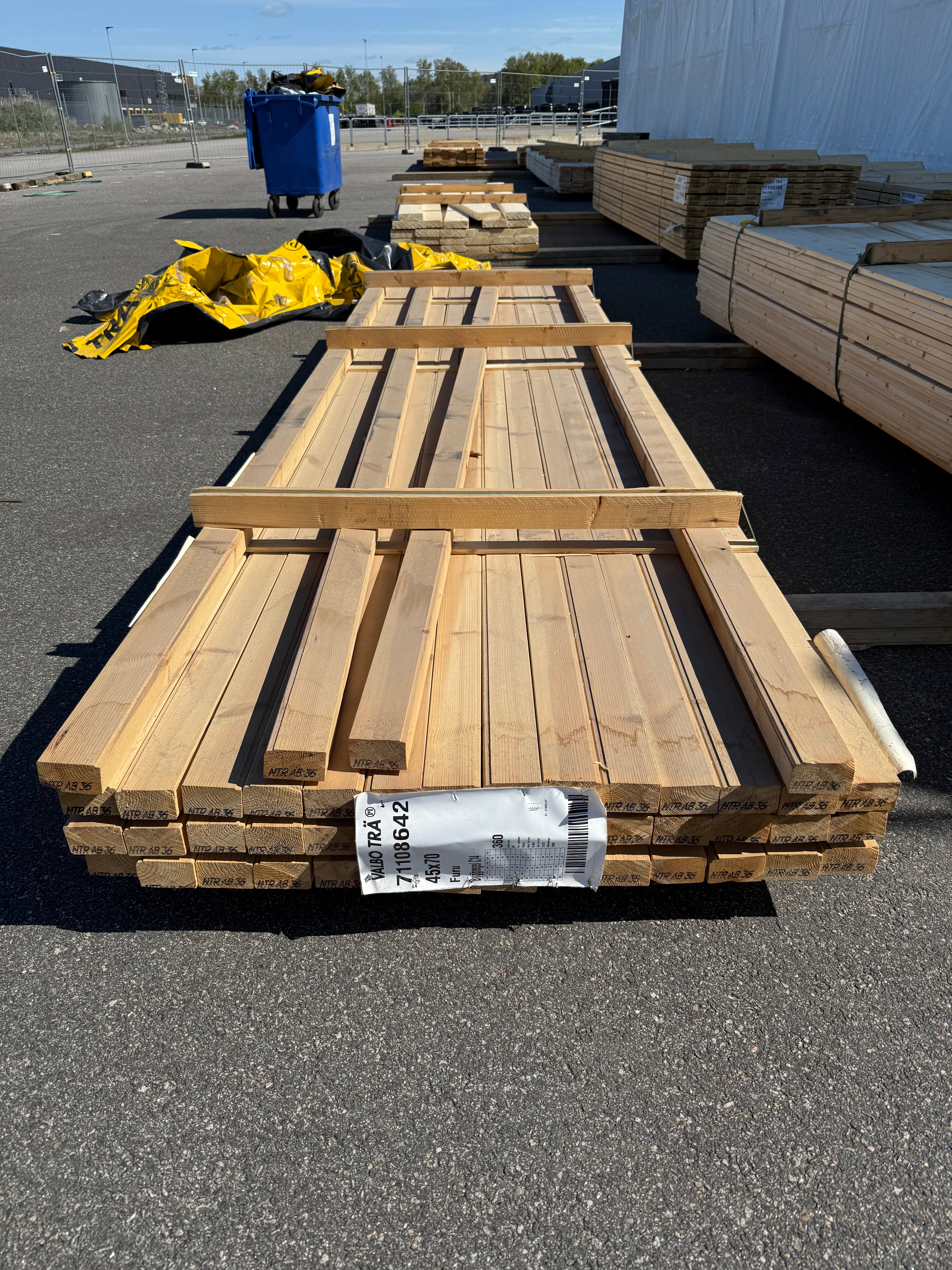 Paket Reglar 45x70mm 3.60m 46st