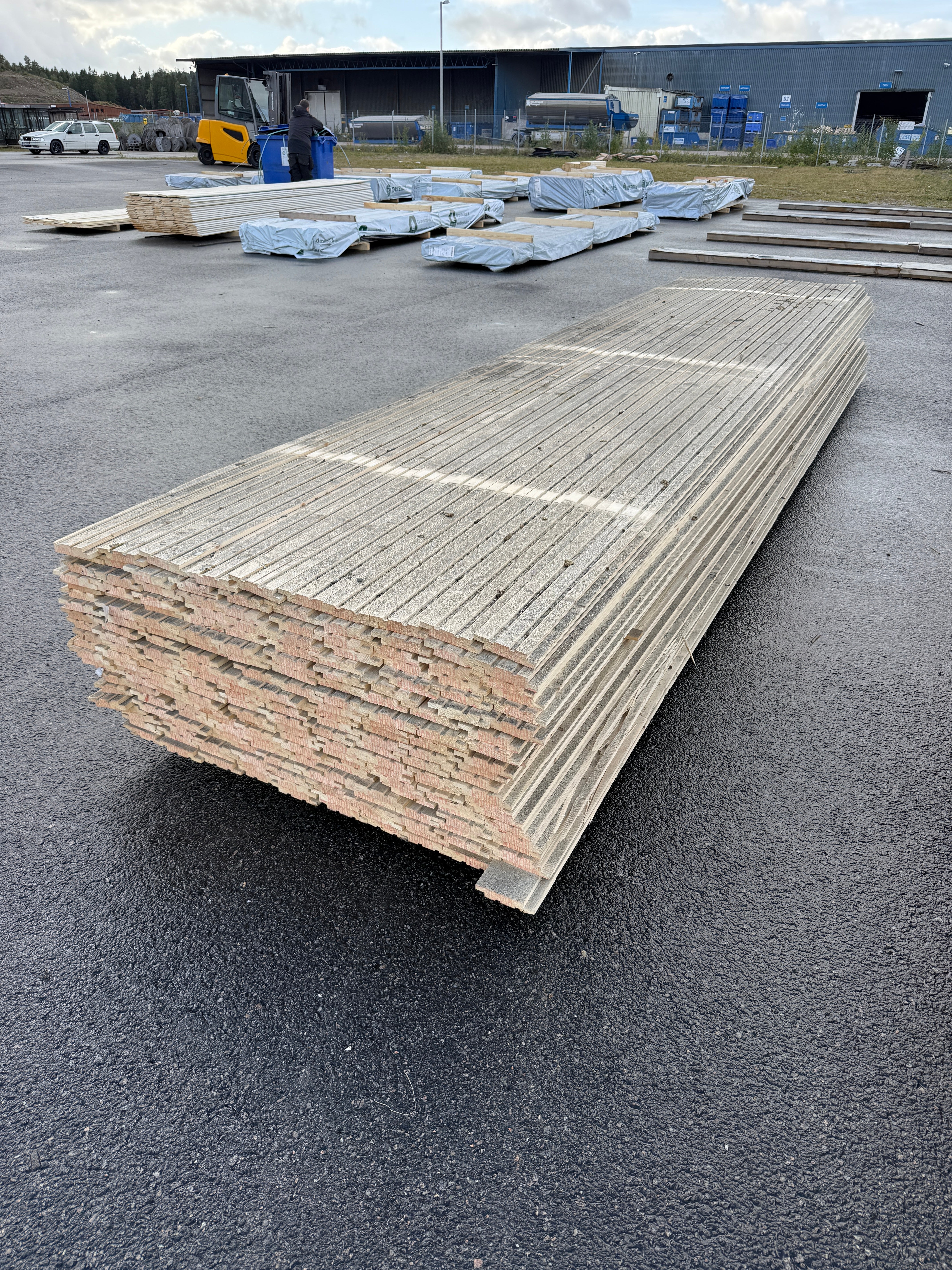 Paket Ytterpanel 21x115mm, 210st 4,80m Obehandlad