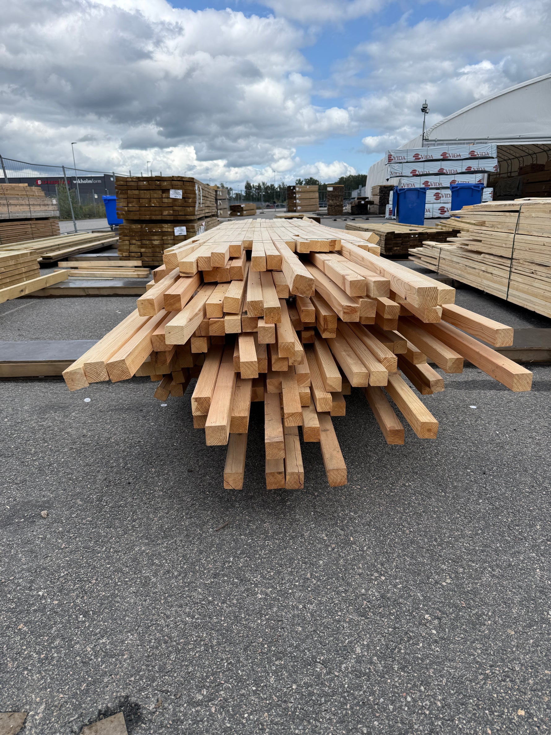 Paket Furu Reglar 45×45 mm – 231 st (3,90-5,40m)