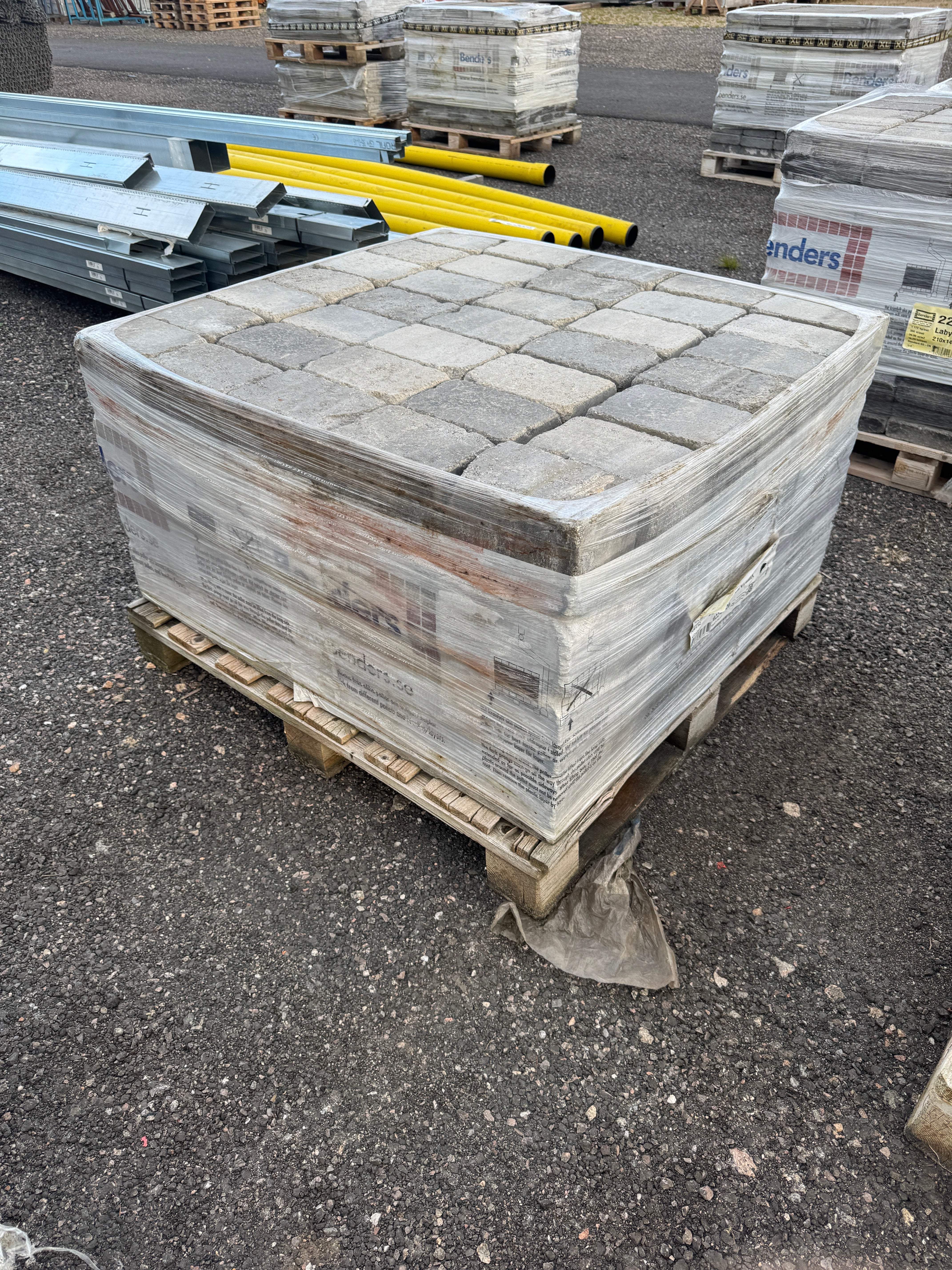 Mursten Labyrint Antik Mini 210x140x140mm Gråmix – 140 st