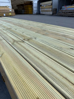 Paket Tryckimpregnerad Rillad Trall 28x120mm, 144st 5.10m- Väderbitet