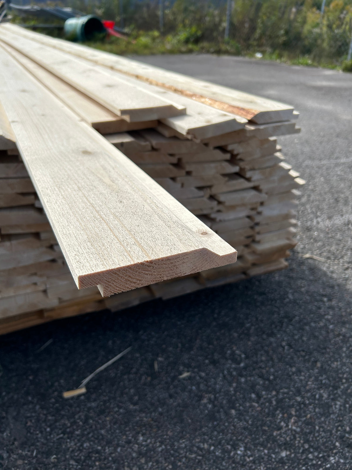 Paket Enkelfas Halvspont 22x120 mm – 4,80 m (Andra sortering)