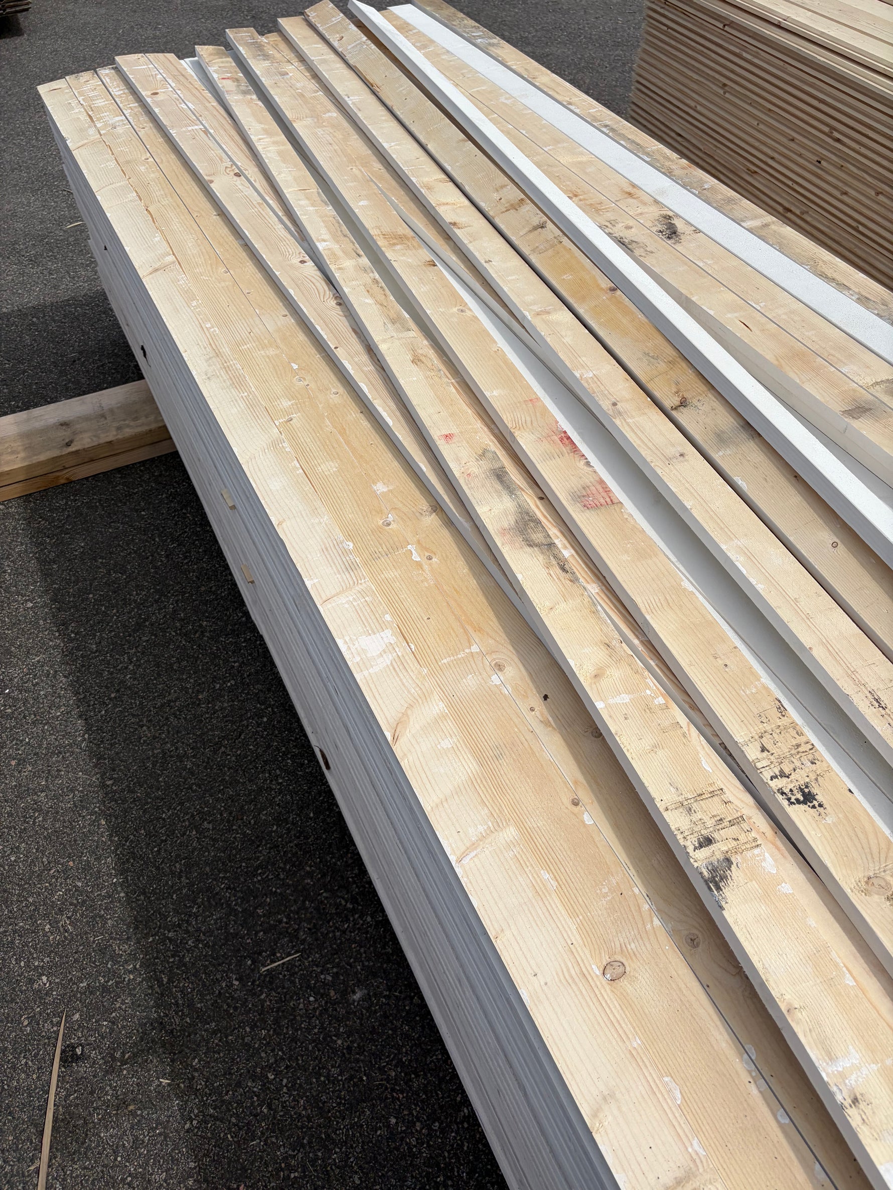 Paket Finsågade Brädor 22x70mm, 390st 3.60m Mellanstruken