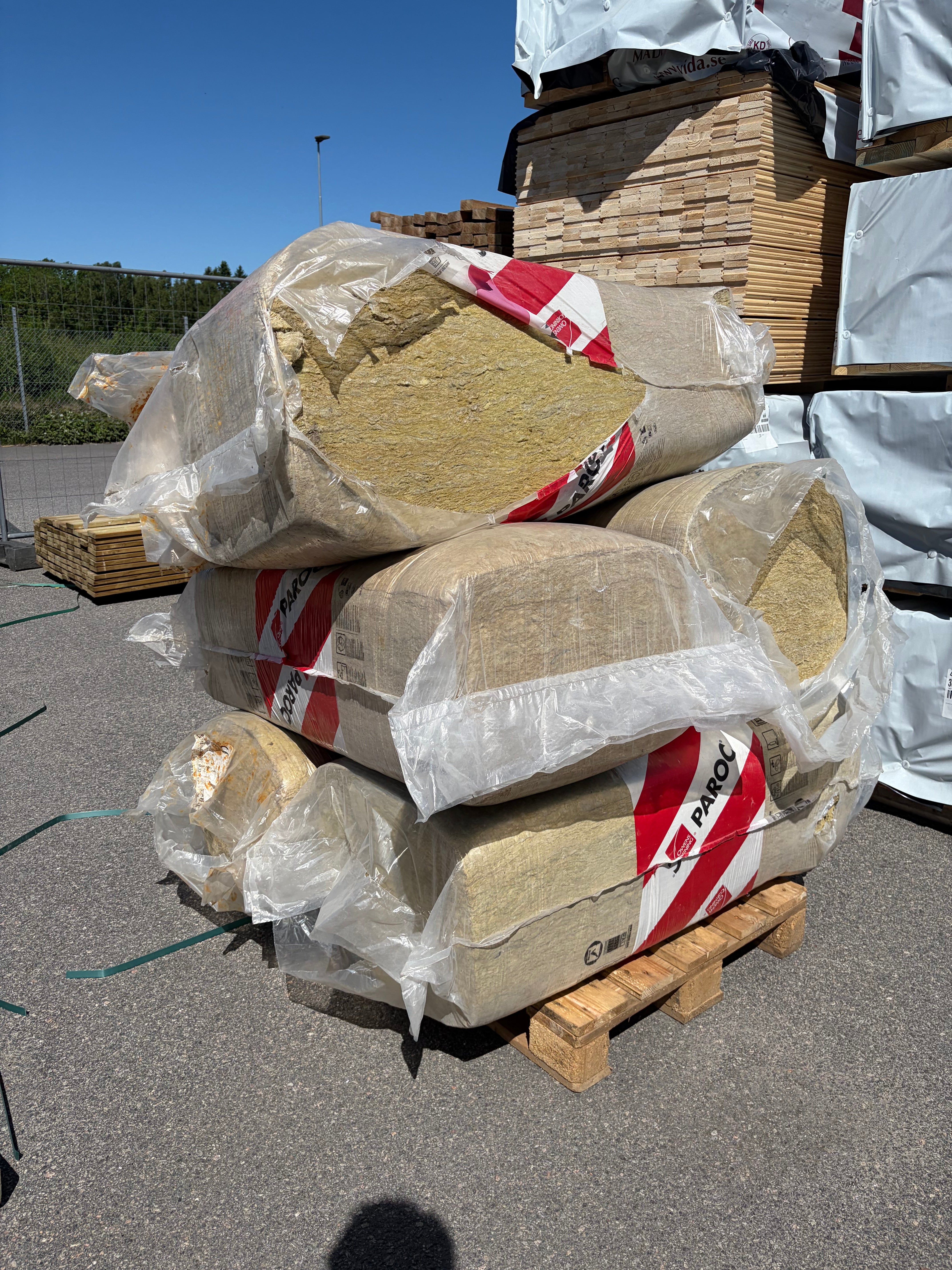 Pall Isolering PAROC 145mm & 220mm, 6 Balar