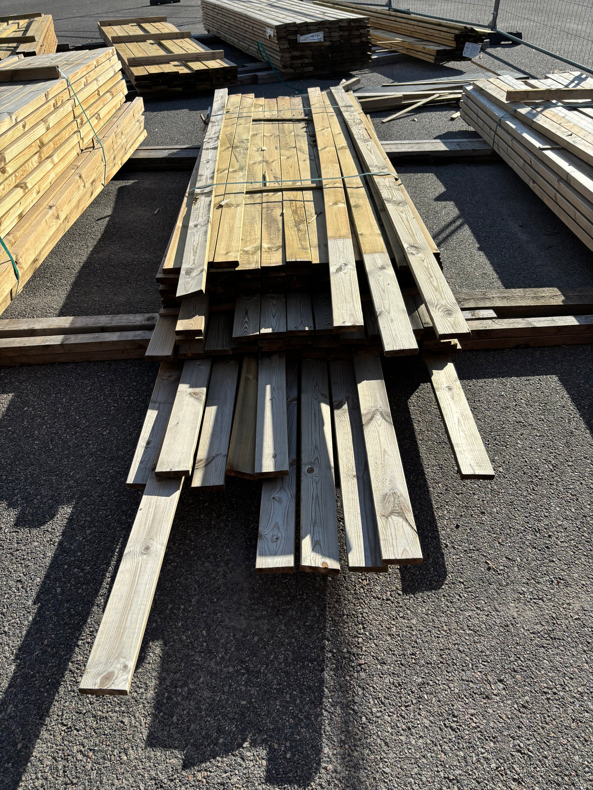 Parti Tryckimpregnerad Trall 22x95mm (2,40–4,50m) 120st