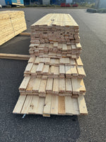 Paket Brädor 22x100mm Råsågad – 365 st (3,6–5,4 m, gran, obehandlad) - Spirec
