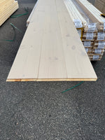 Parti Massivt Furugolv Borstad Ljusgrå Ekonomi 25x160 mm – 51,92 m²