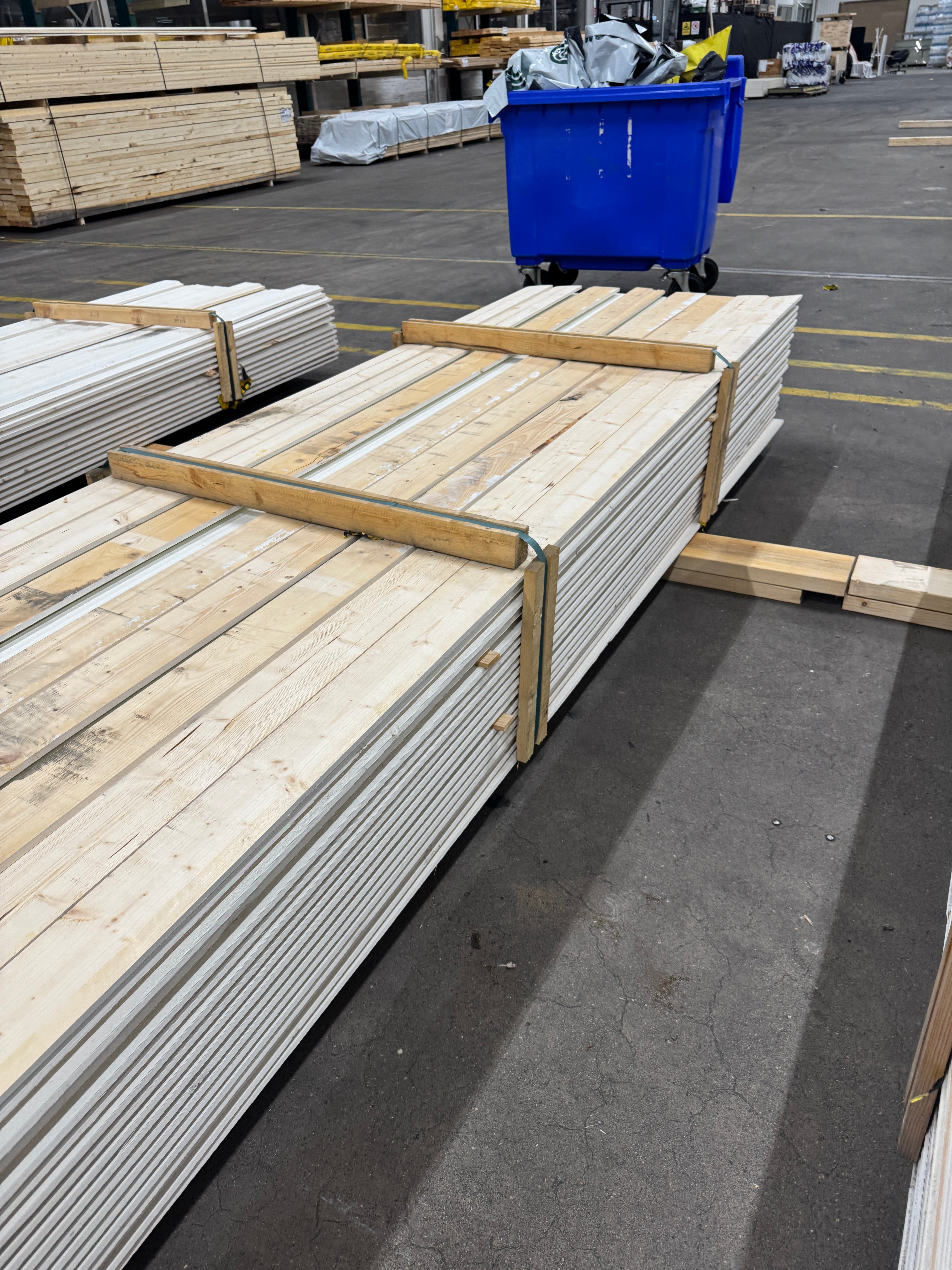 Paket Ytterpanel 22x120mm Vit – 161 st 4,20 m