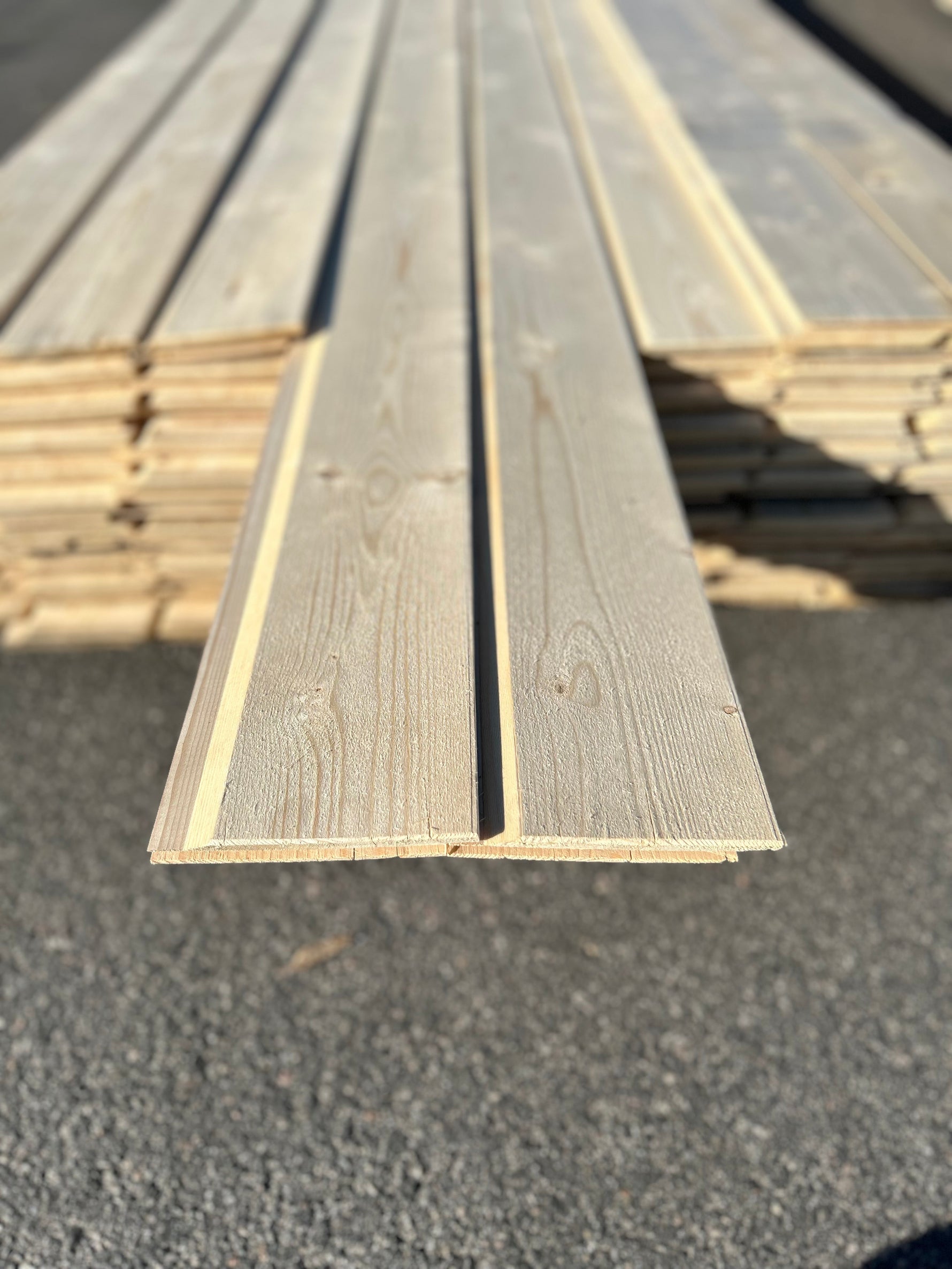 Paket Ytterpanel Enkelfas Fals Ändspont 22x145mm, 106st 3.60m