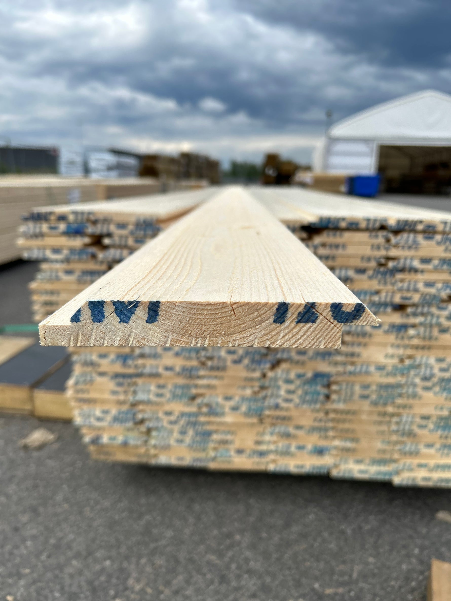 Paket Ytterpanel Dubbelfas Fals 22x145mm 4.20m – 175st (Obehandlad) Väderbitet