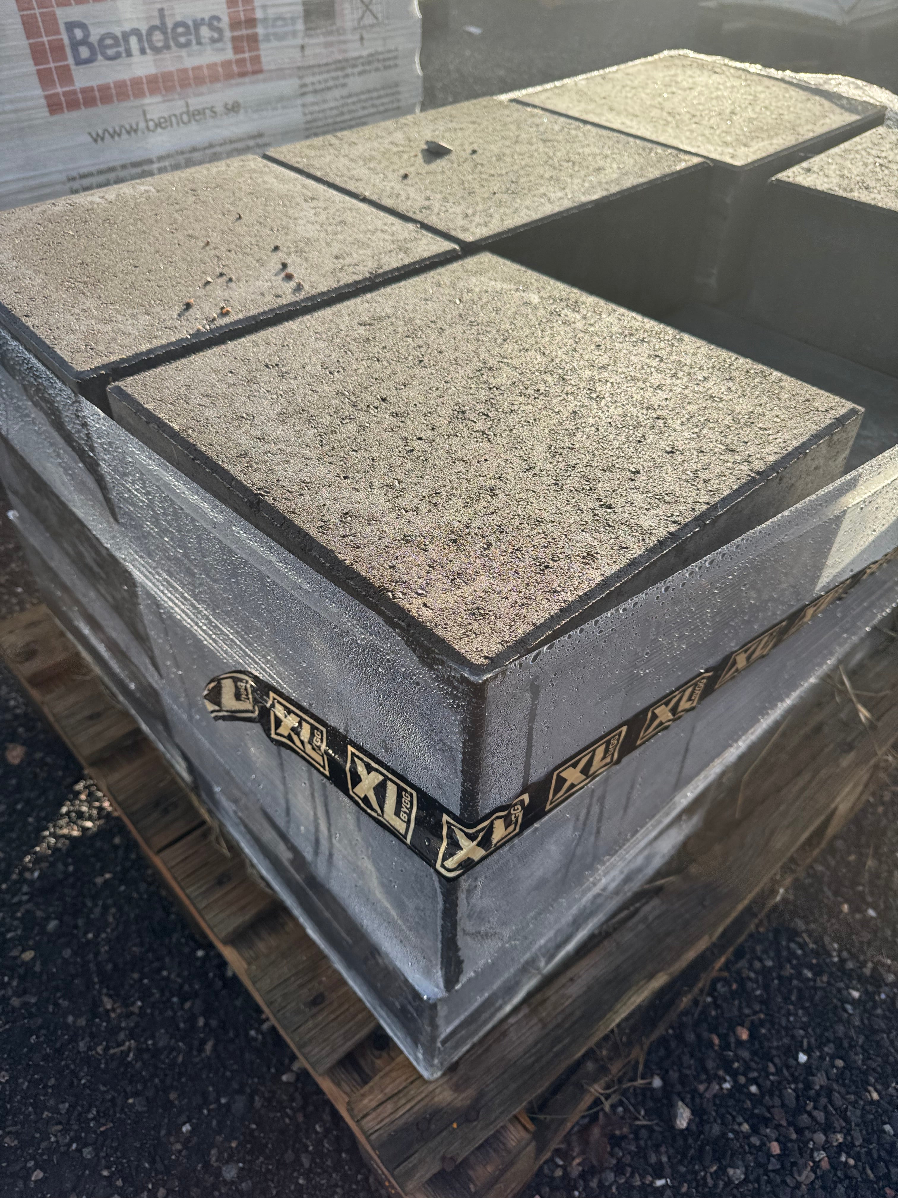 Pall Sten 350x350x150 mm – 17 st (Grafit)