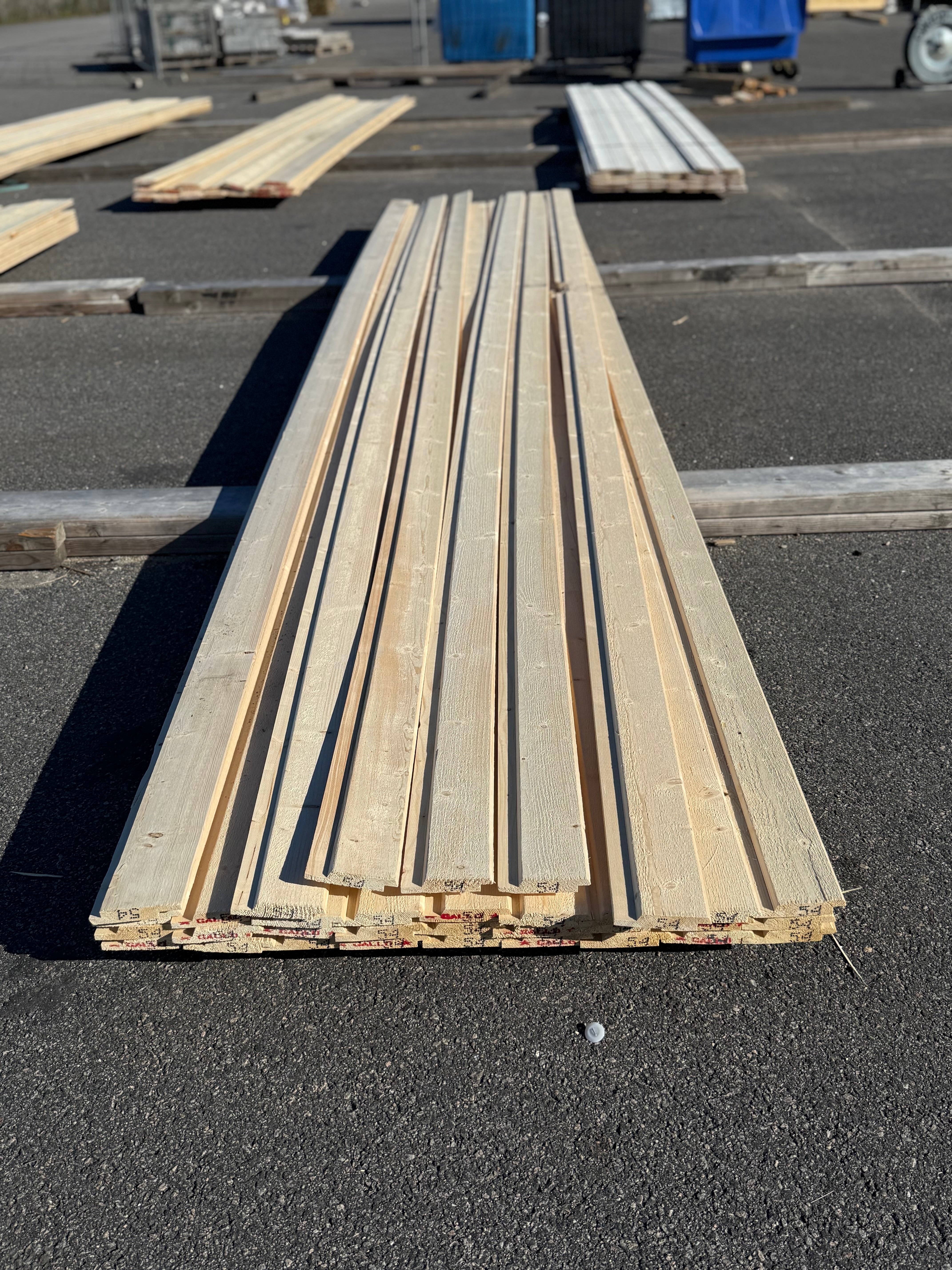 Paket Ytterpanel 22x120mm – 33 st (5,40 m, gran, obehandlad)
