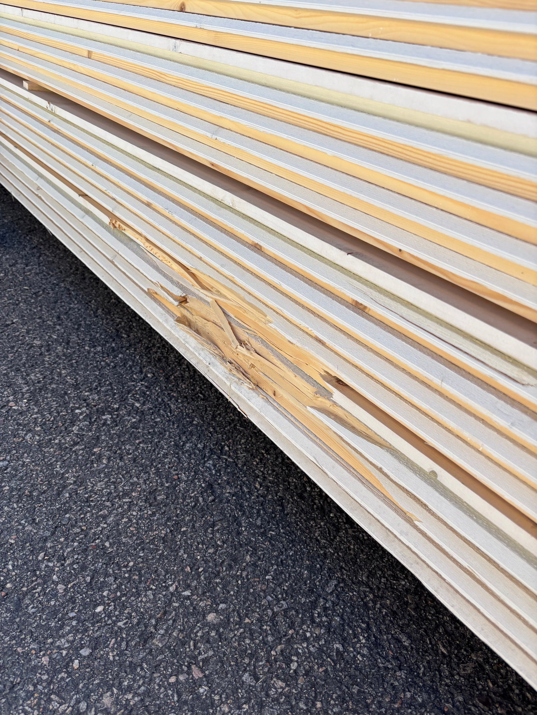 Paket Ytterpanel Dubbelfas 22x120mm, 220st 4.50m Grundmålad