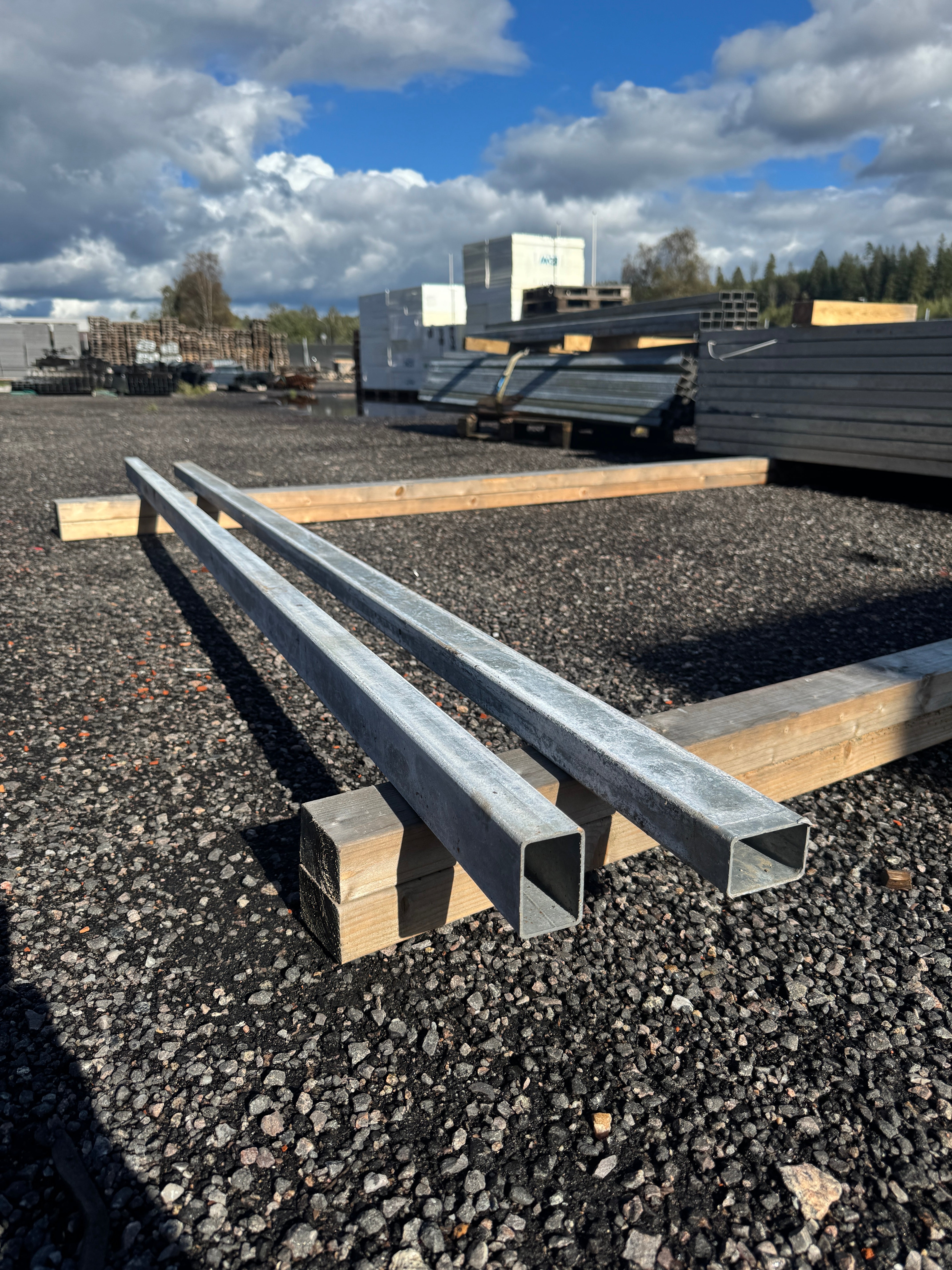 Stängselstolpe – Galvad 40x60mm 2.70m
