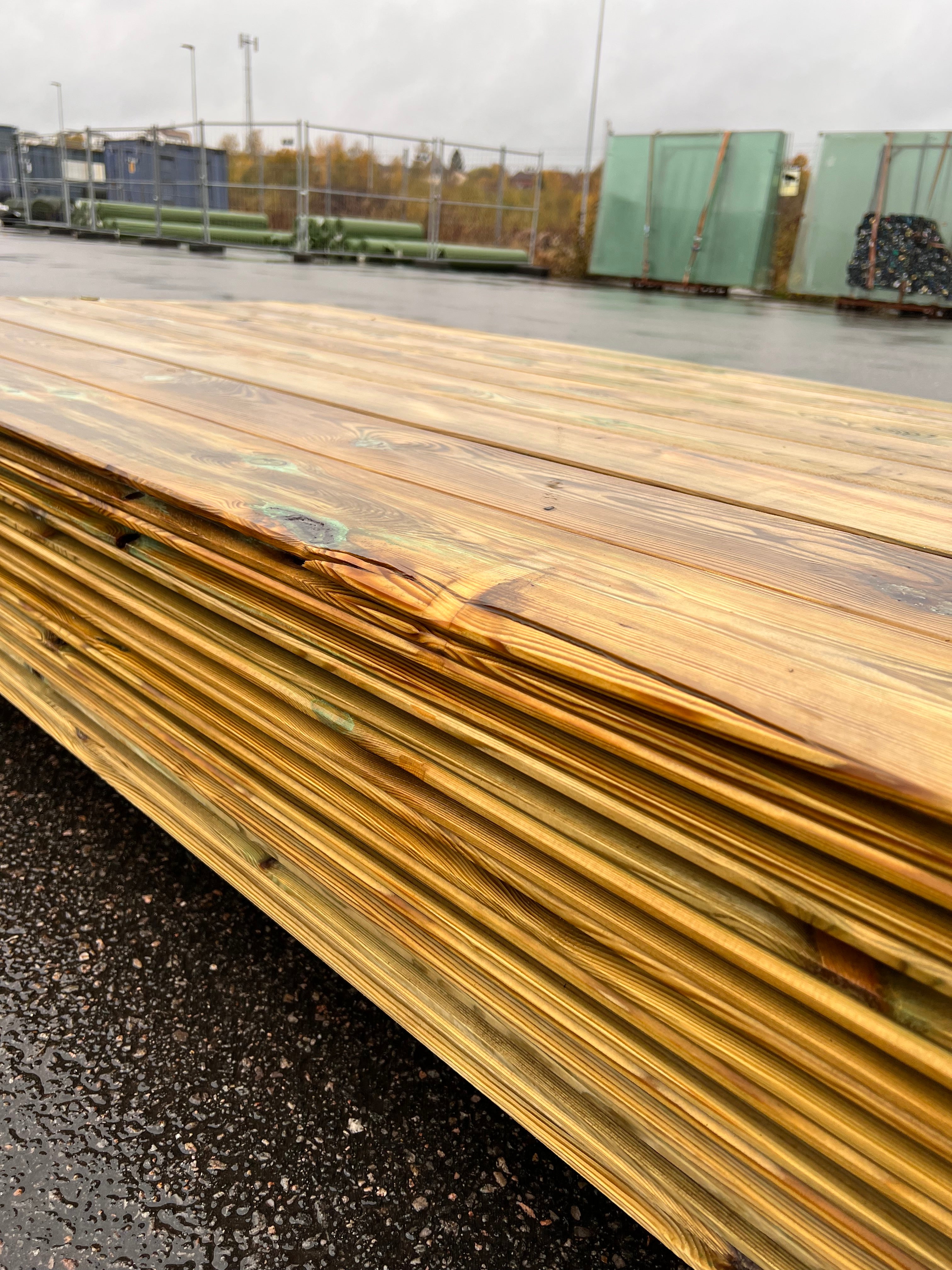 Paket Spontad Panel Hyvlad 27x145mm – 81 st 2.0m Tryckimpregnerad