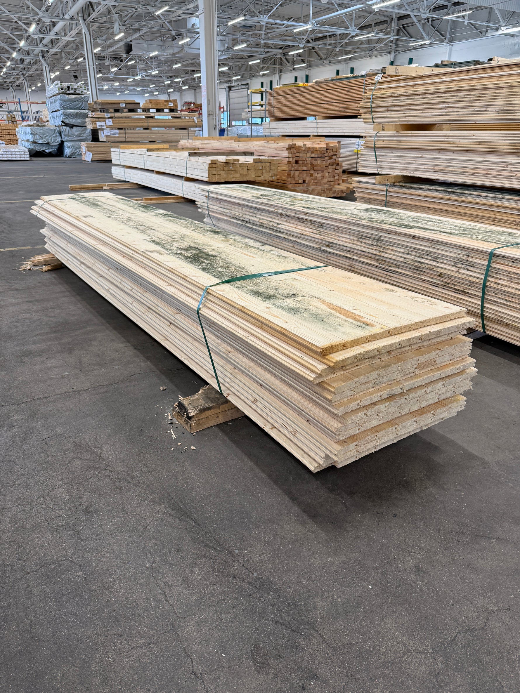 Paket Råspontluckor 20x540x3600mm 20st (Mögelskadad)