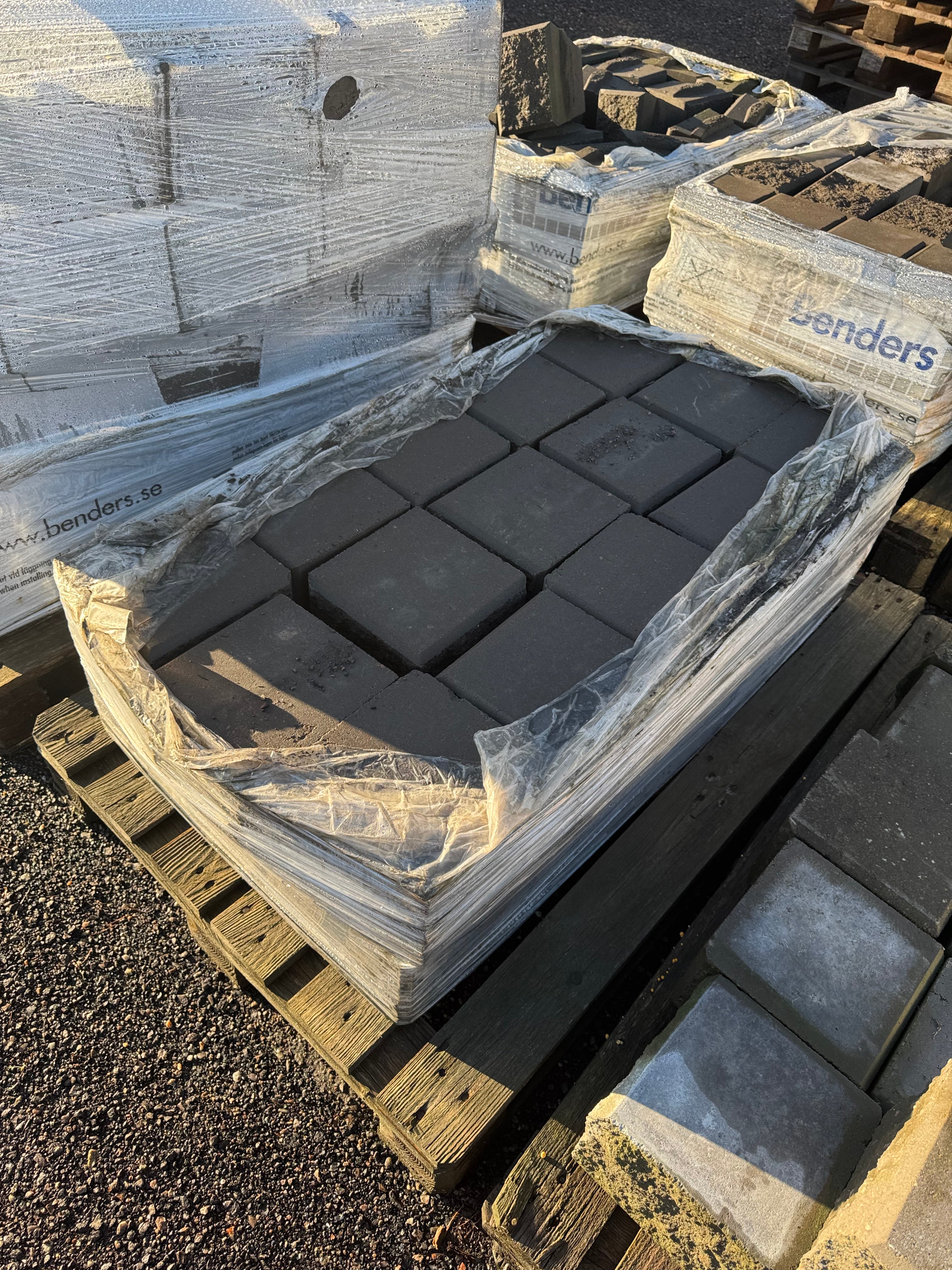 Parti Sten olika varianter – Grafit (7 pall)