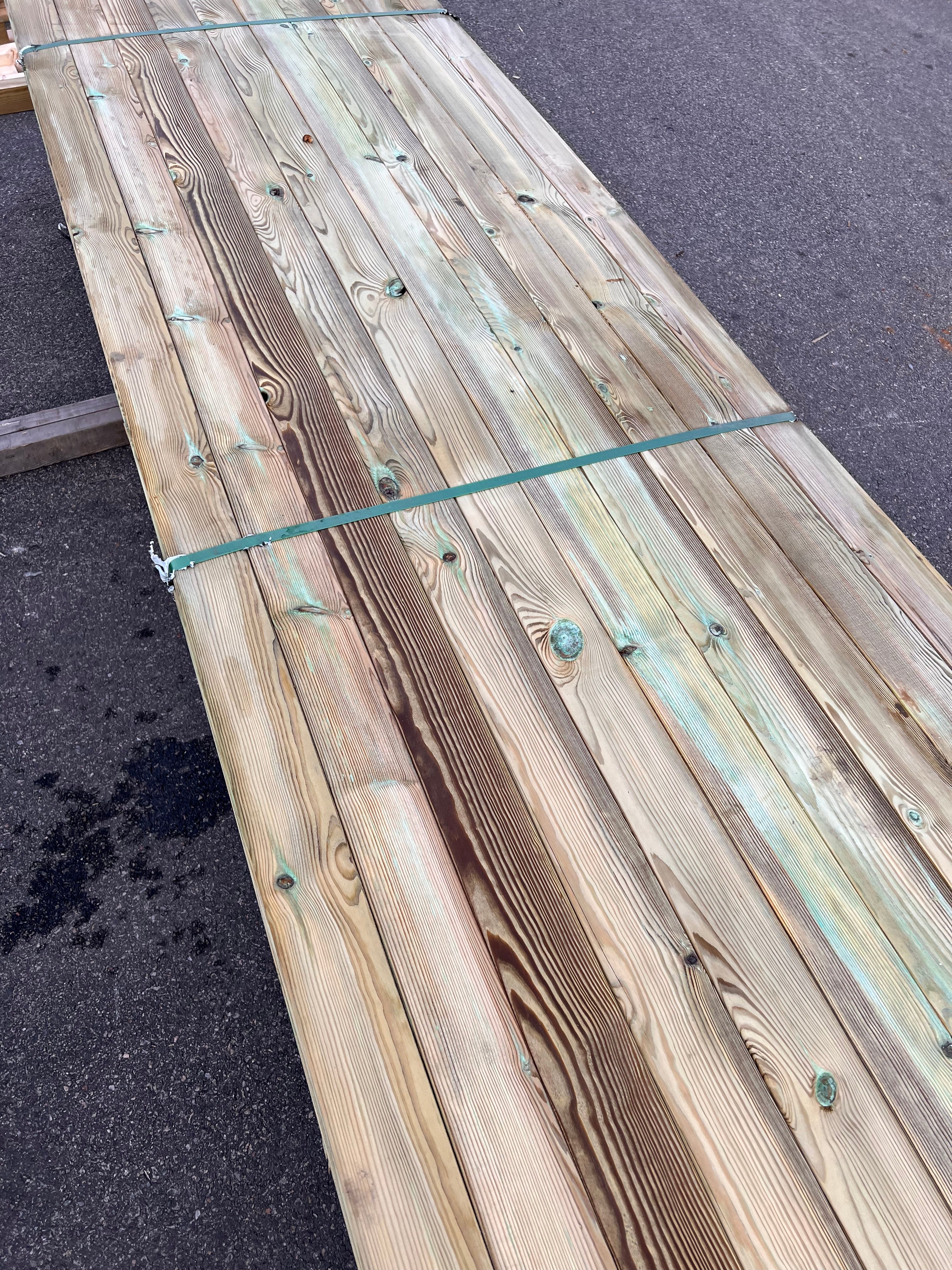 Paket Trall 22x95mm – 210 st 4.20m Tryckimpregnerad B-sort